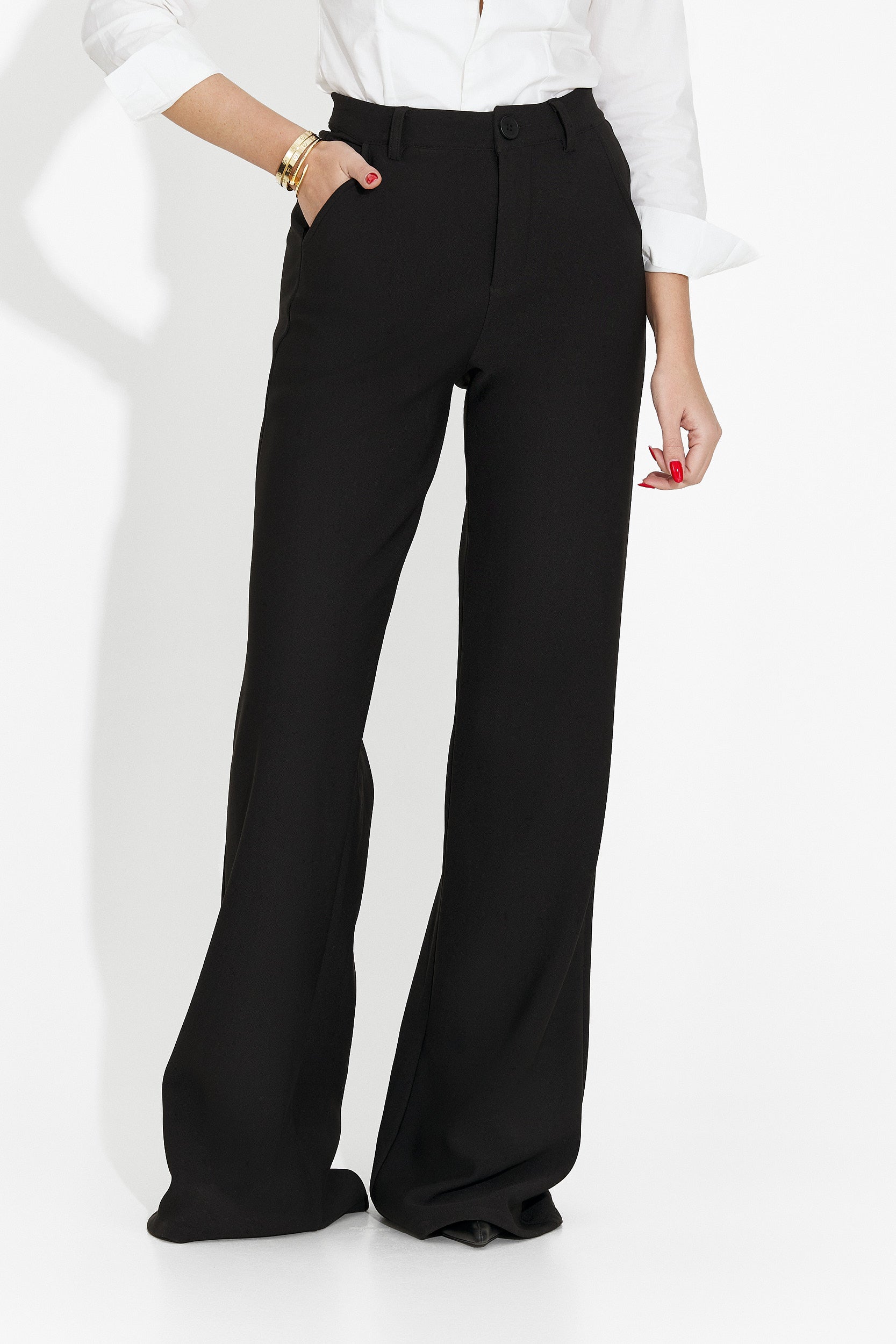 Pantaloni dama eleganti negri Vinuele Bogas