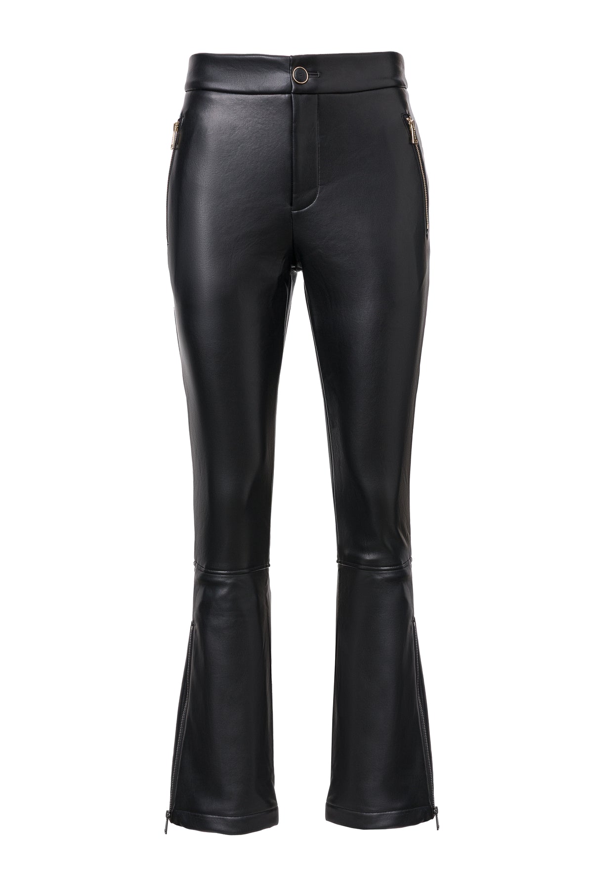 Pantaloni Leather Ski negri Cosira Bogas, imaginea 1 din 6