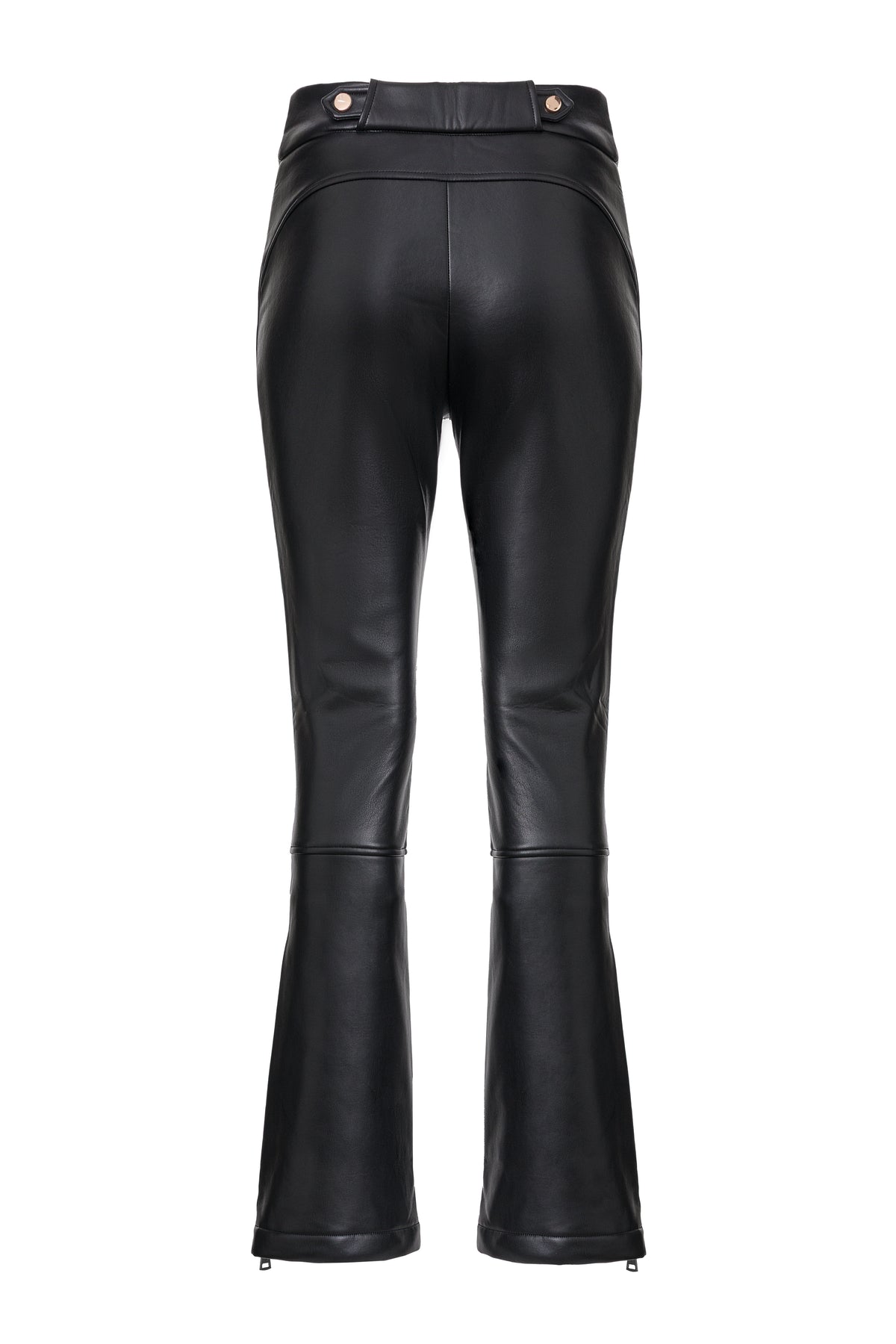 Pantaloni Leather Ski negri Cosira Bogas, imaginea 2 din 6