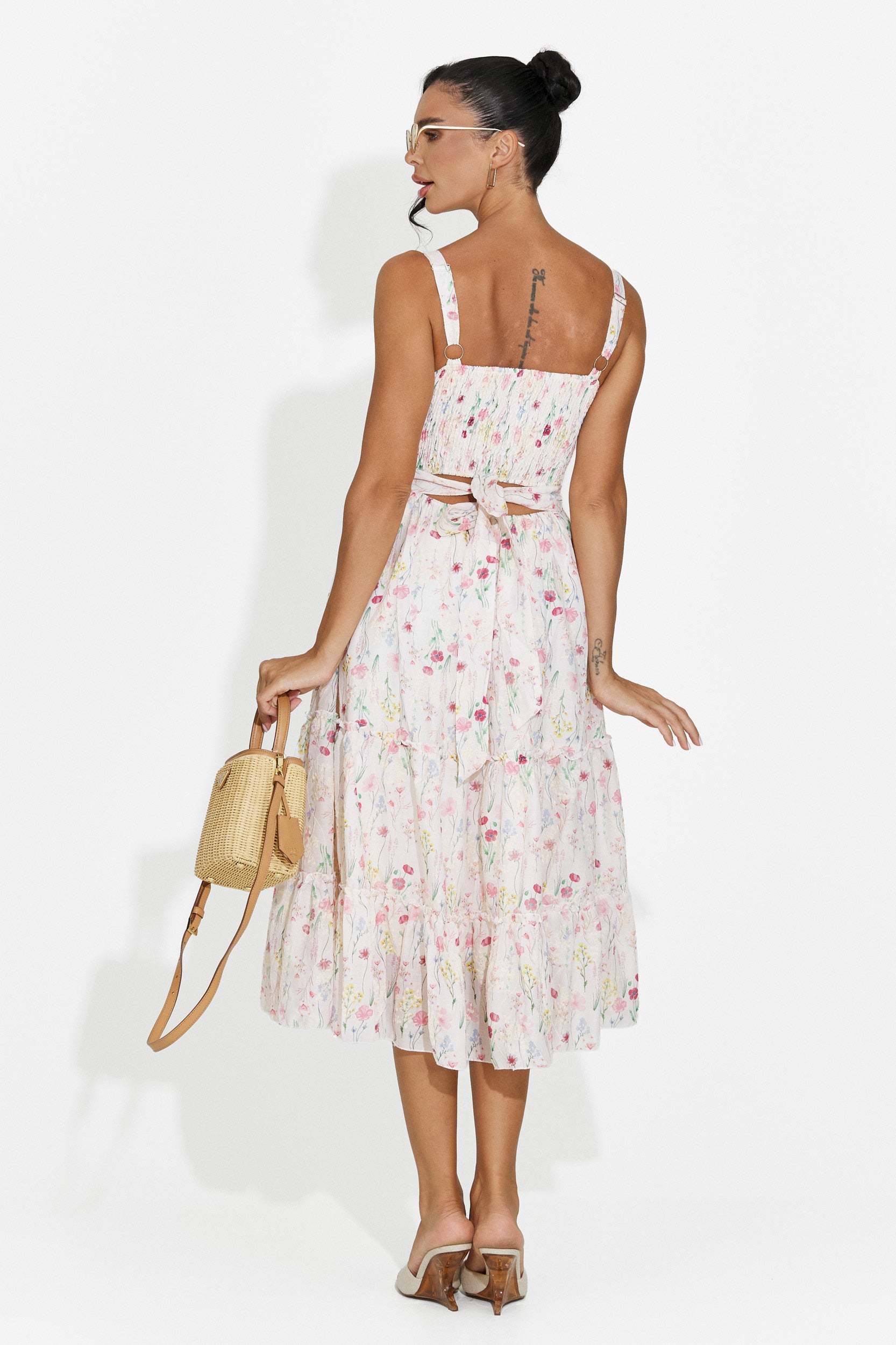 Rochie dama midi roz Alisa Bogas