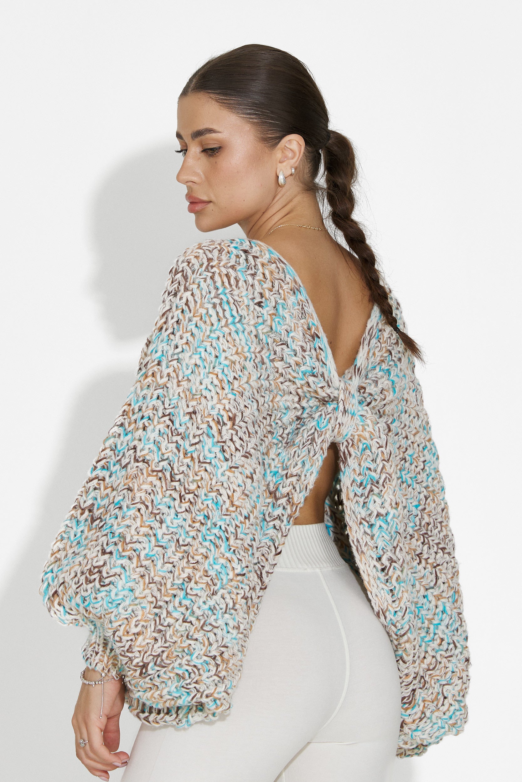 Pulover dama casual bleu Miralis Bogas