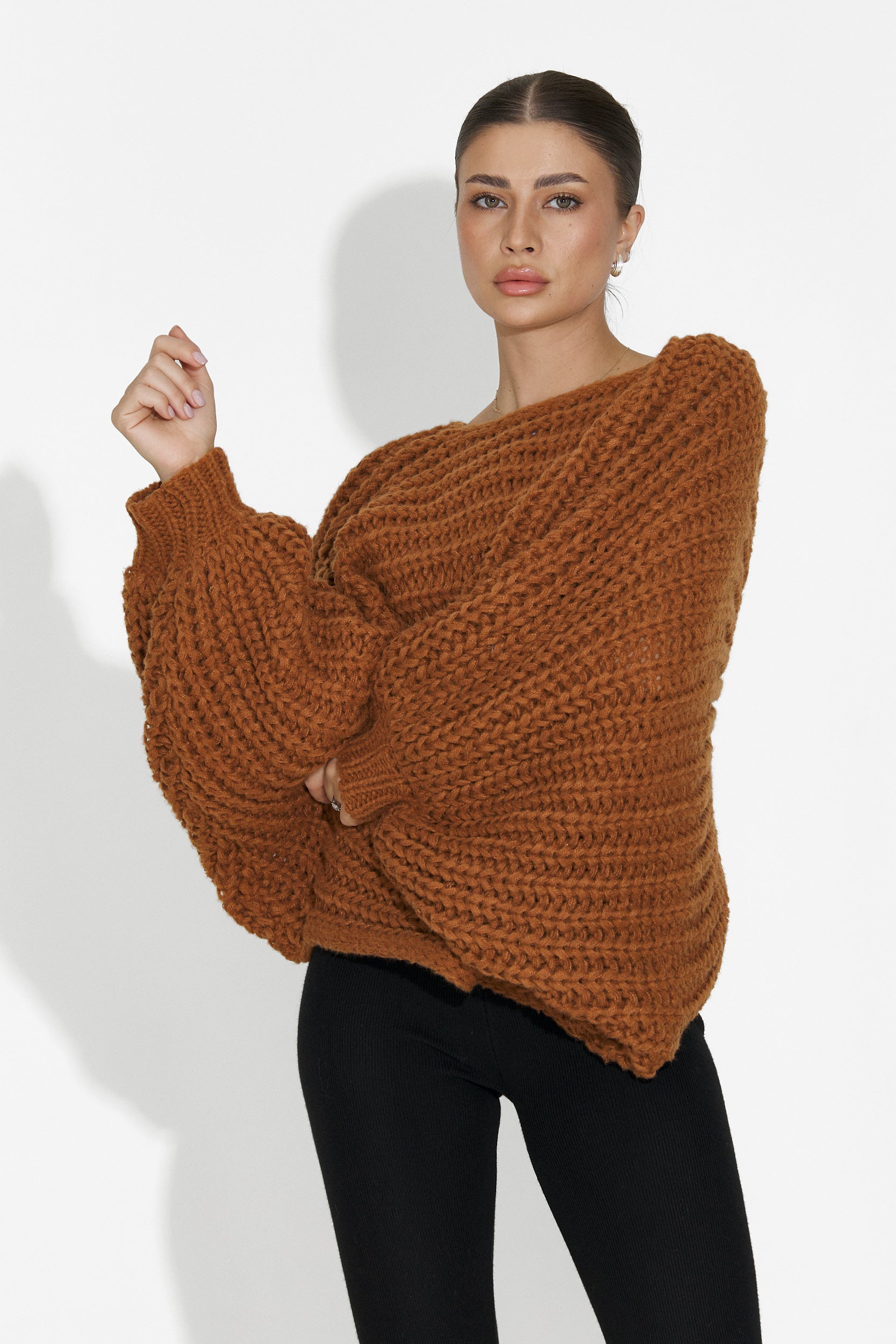 Pulover dama casual maro Raviana Bogas