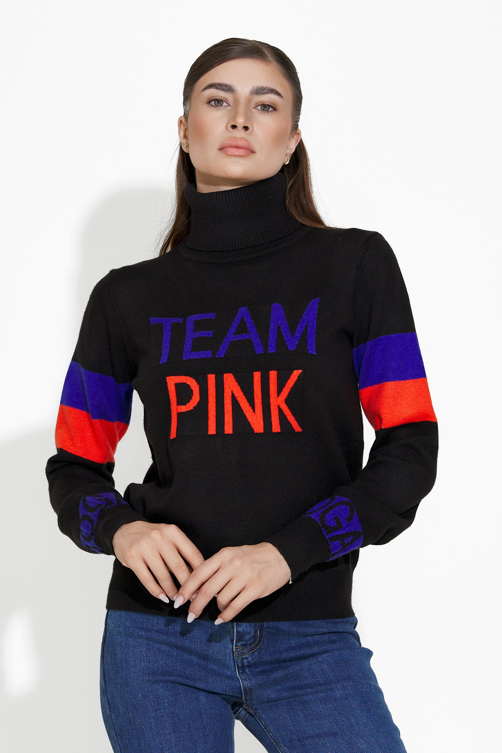 Geana Bogas Casual Black Women's Sweater