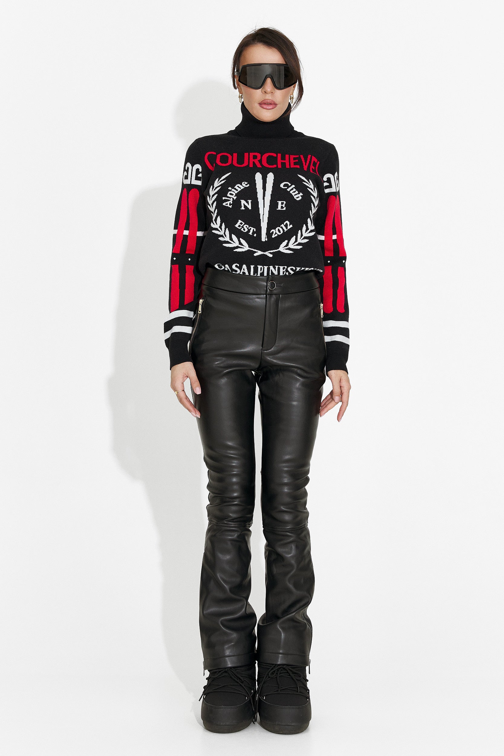 Women's casual black sweater Karlene Bogas