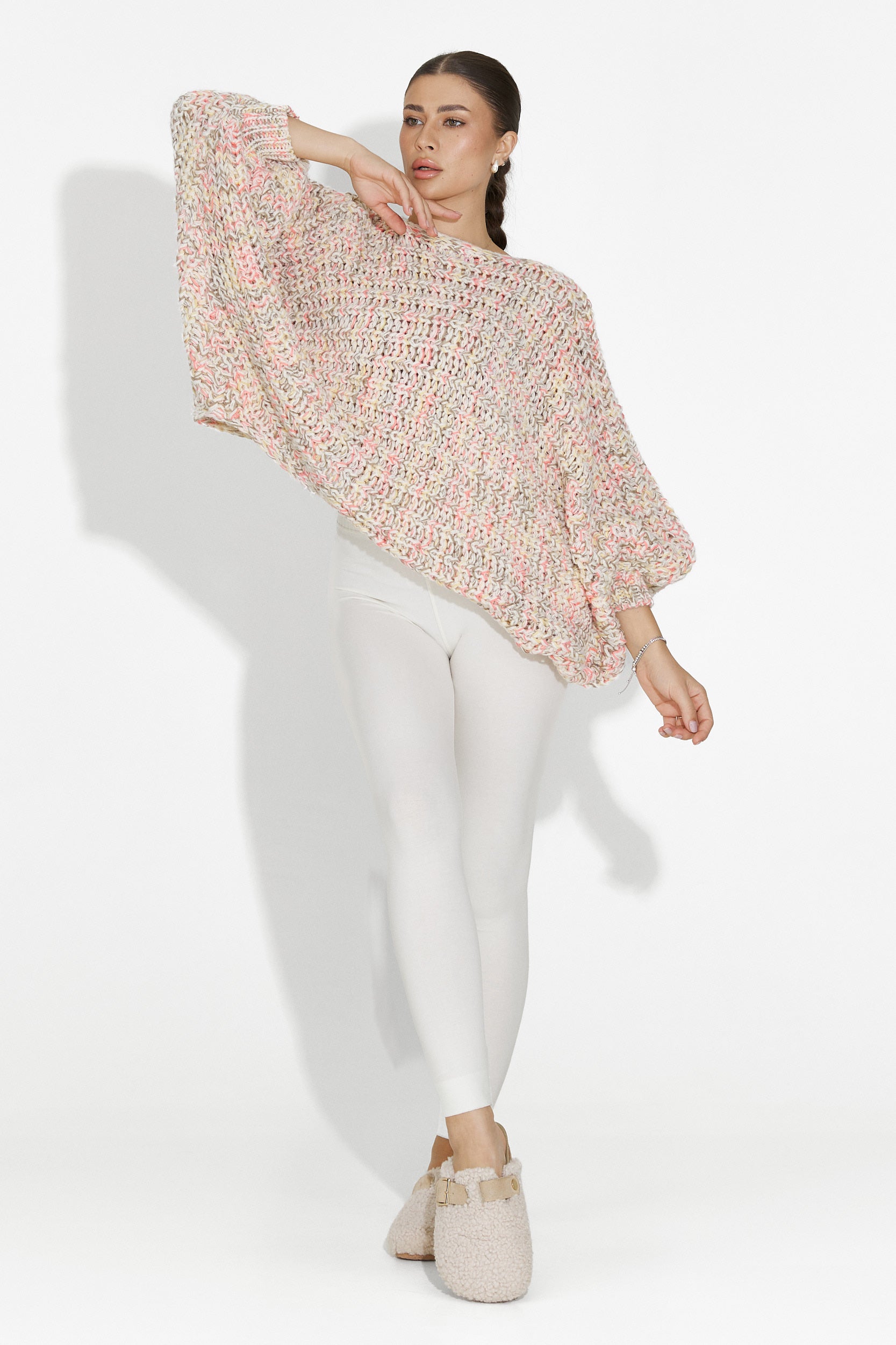 Pulover dama casual roz Miralis Bogas