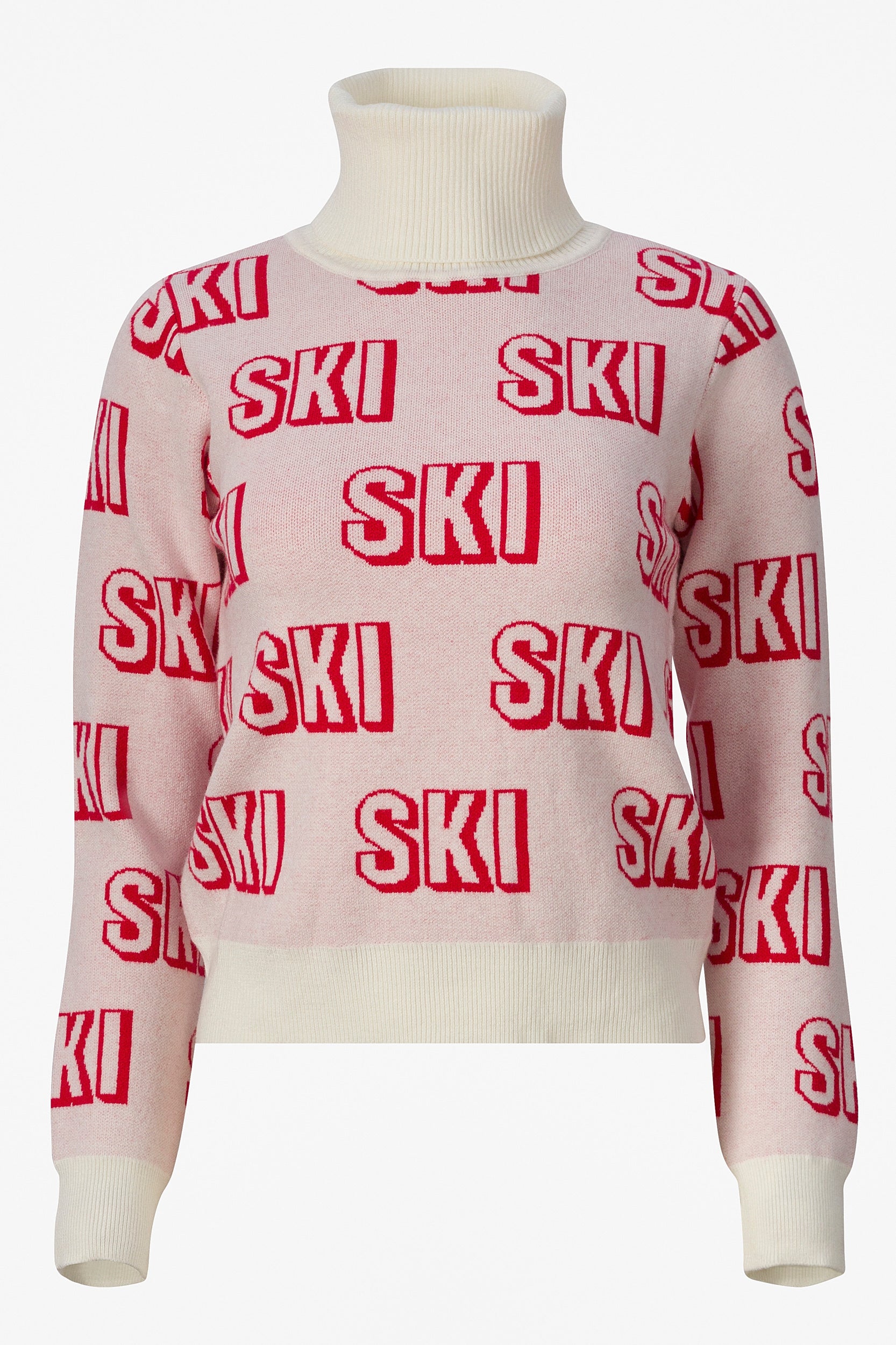 White Caresia Bogas Women's Ski Sweater