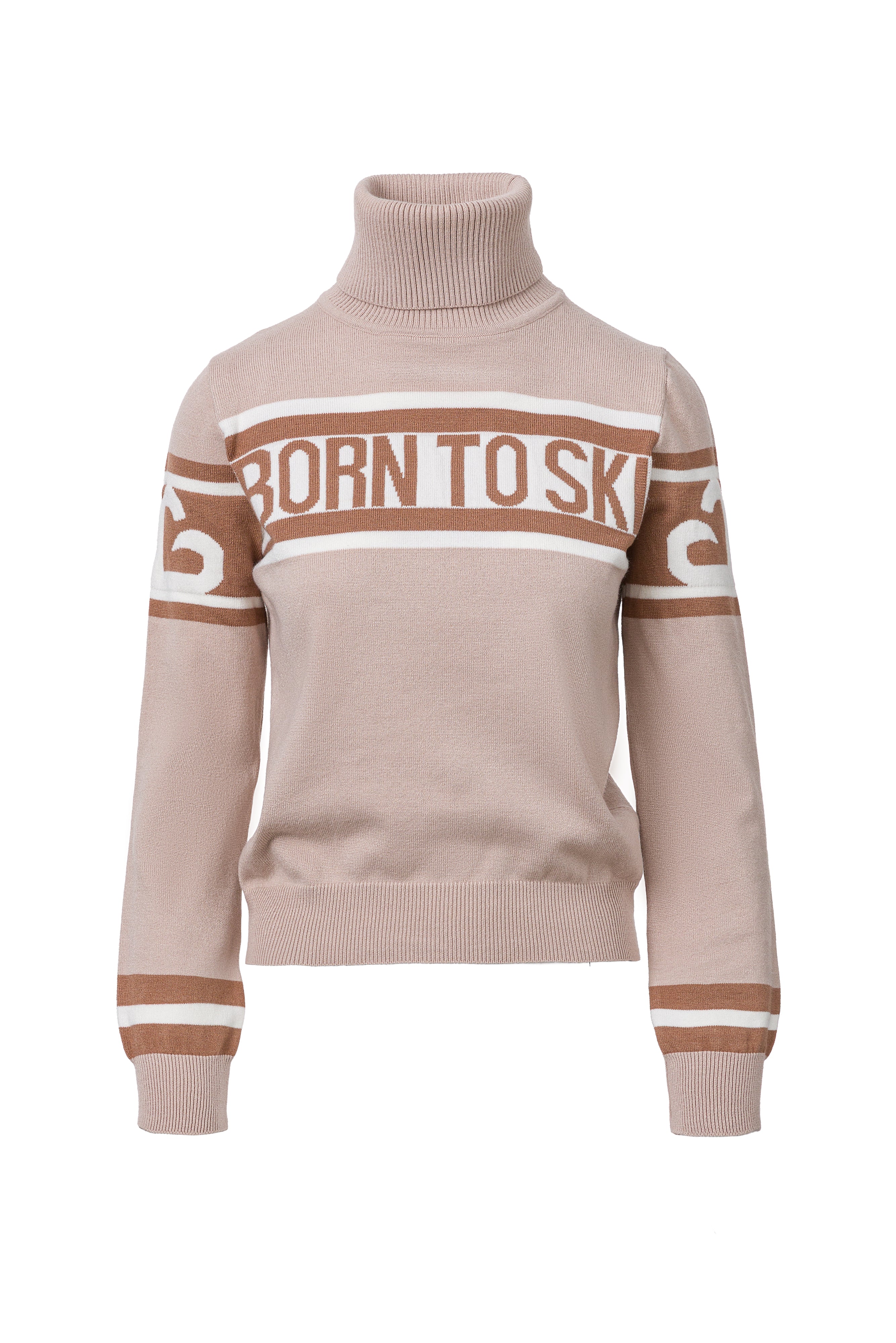 Zaleris Bogas Beige Women's Ski Sweater