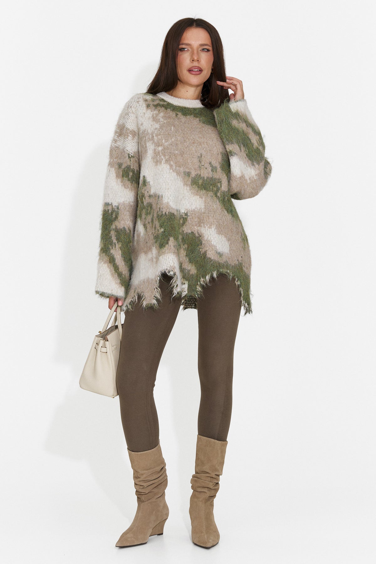 Pulover verde Lasleva Bogas