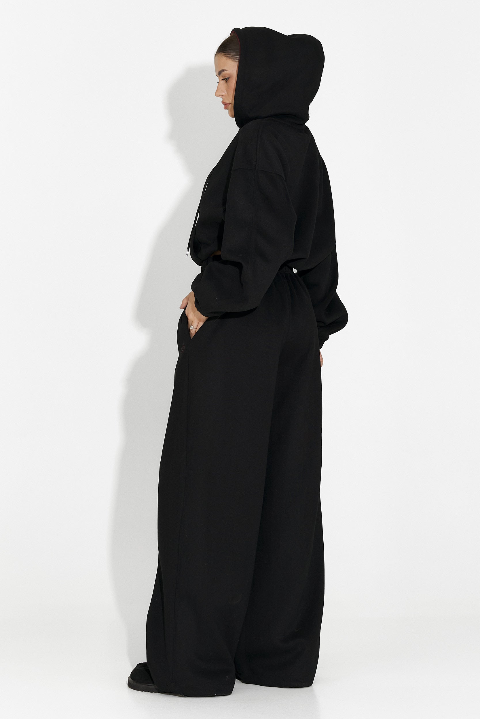 Trening dama casual negru Reica Bogas