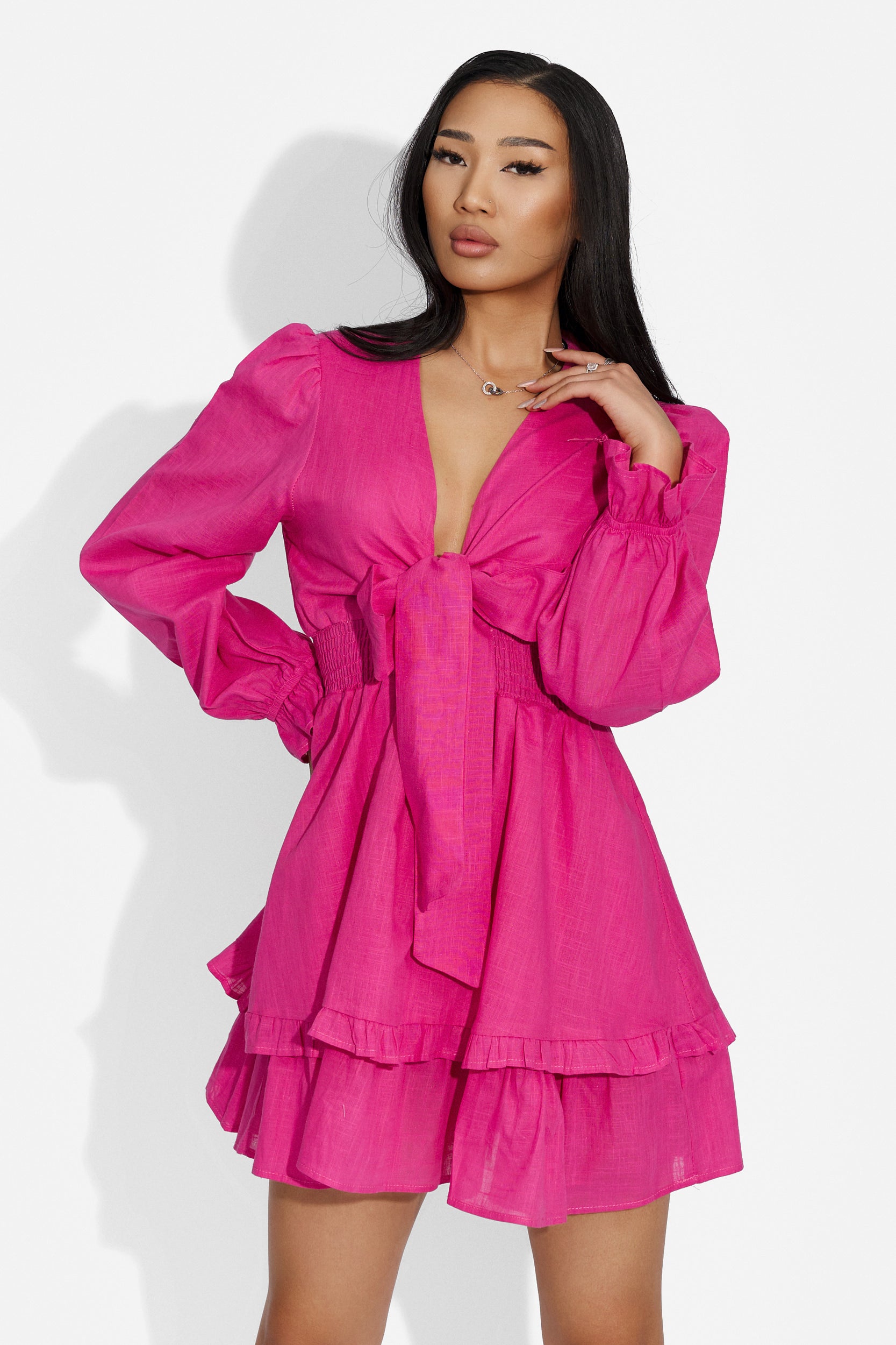 Rochie dama casual fucsia Islamia Bogas