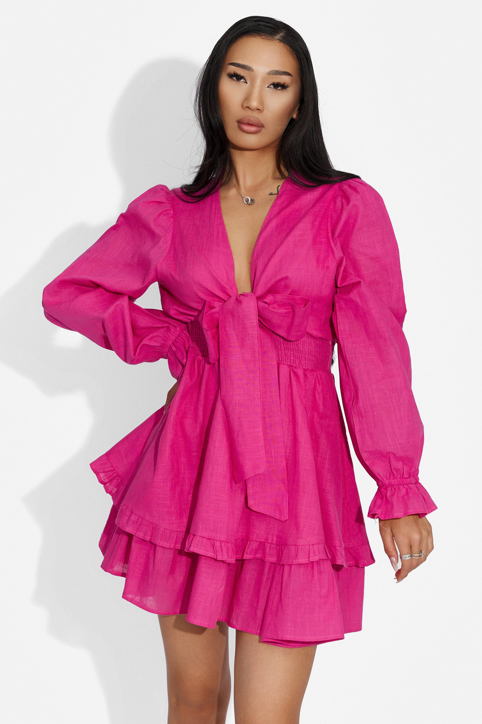Rochie dama casual fucsia Islamia Bogas