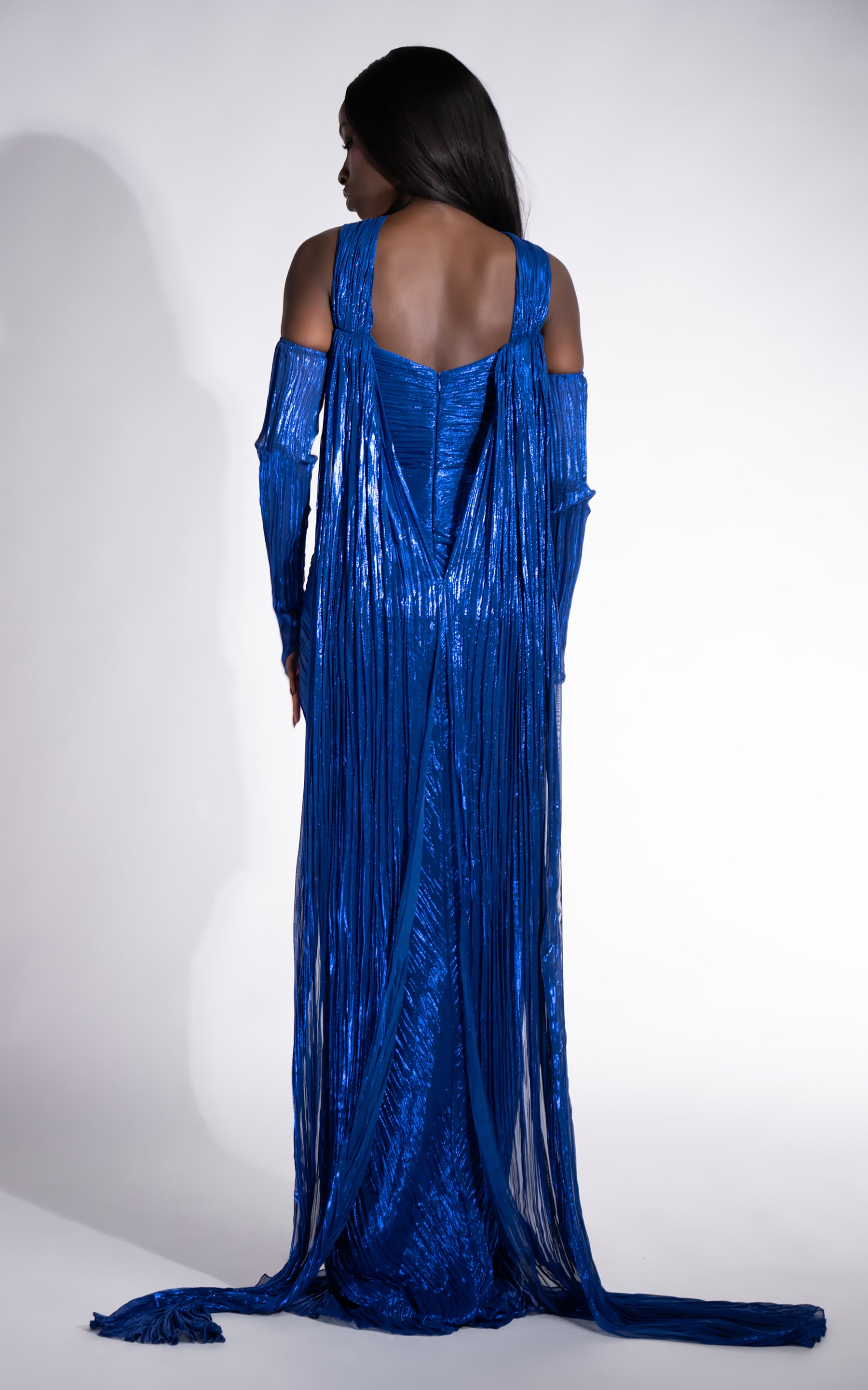 Rochie dama lunga albastru Karlyana Bogas