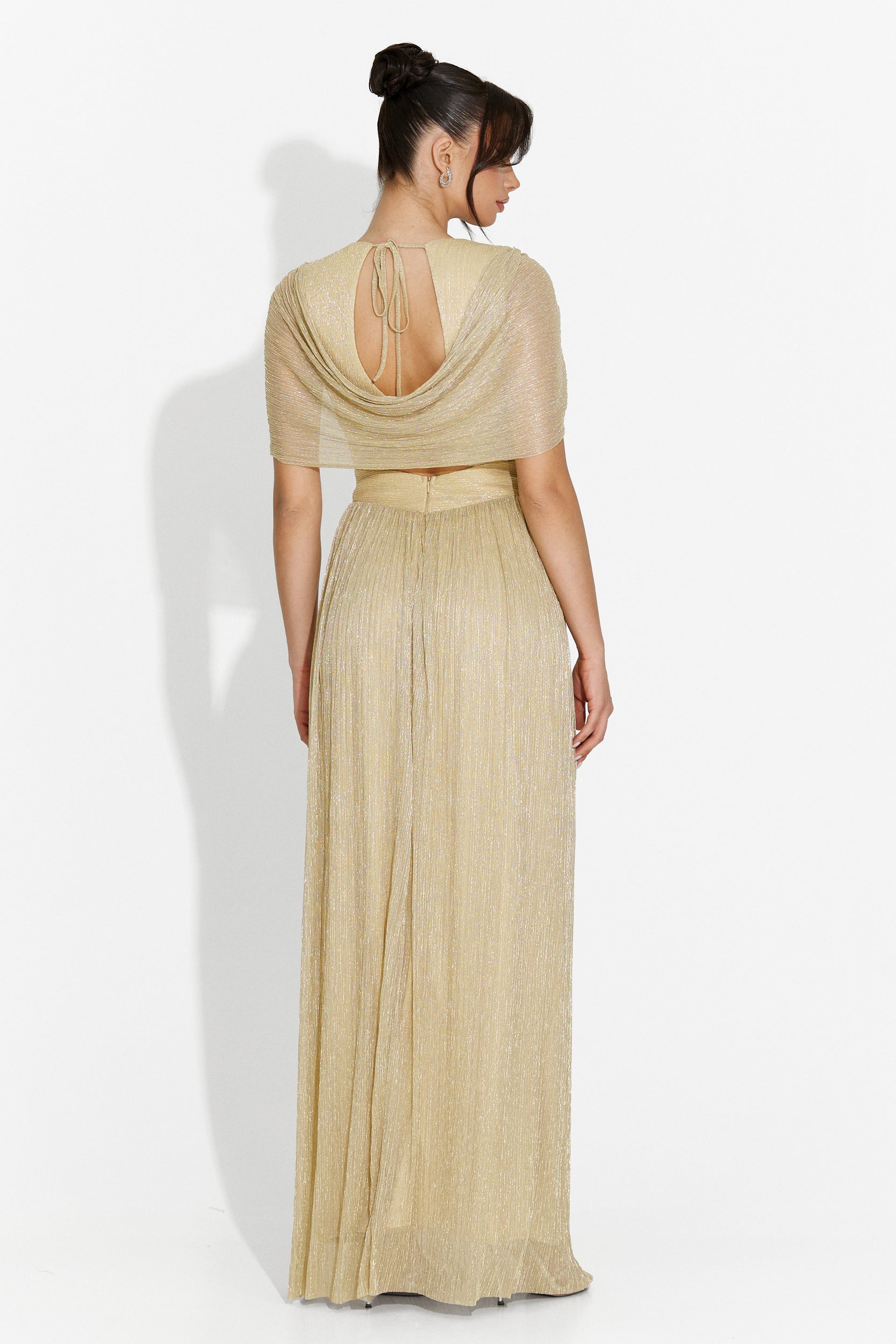 Long beige Kidy Bogas dress for women