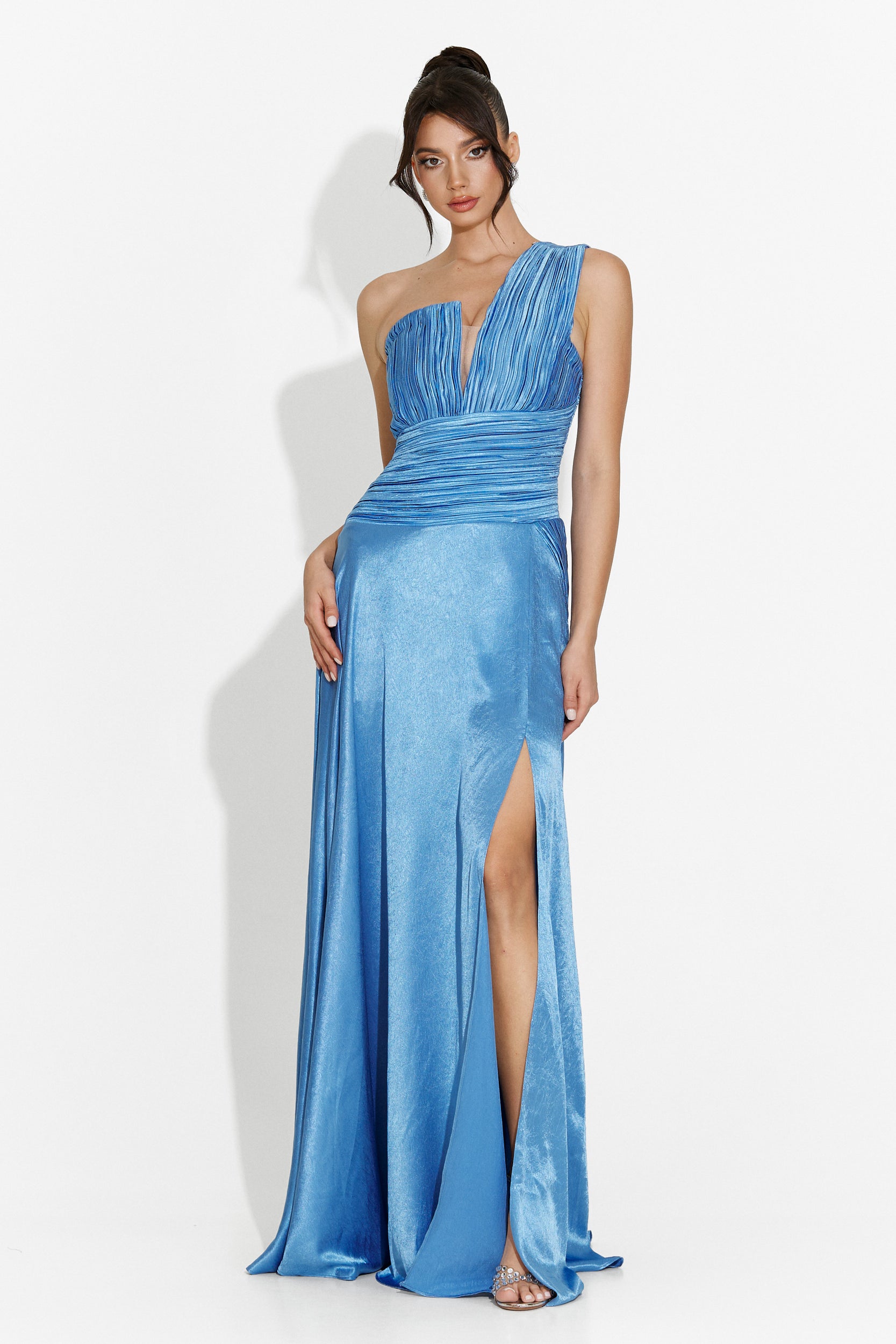 Kamilya Bogas Long Blue Ladies Dress