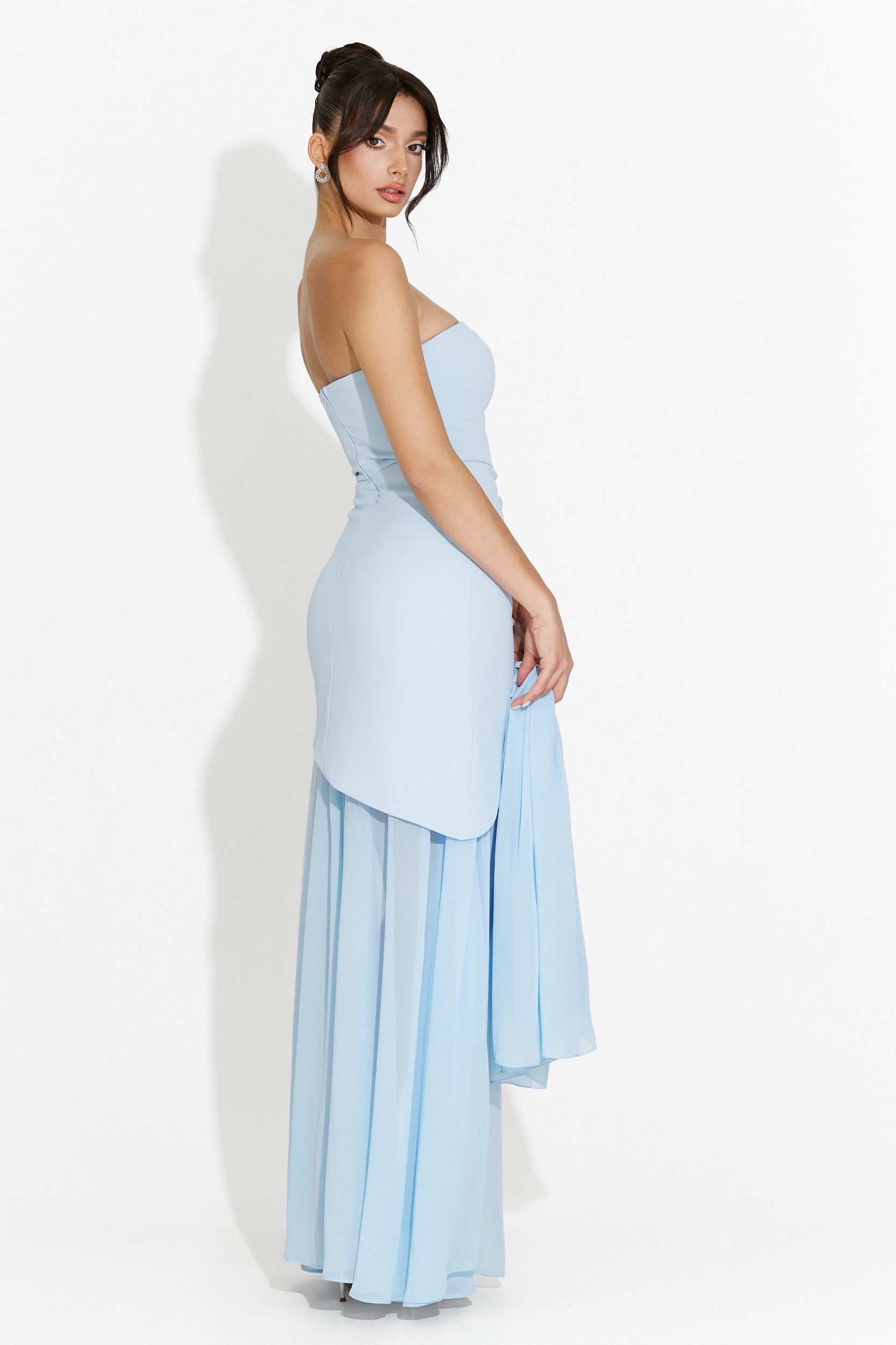 Vanasia Bogas Long Blue Ladies Dress