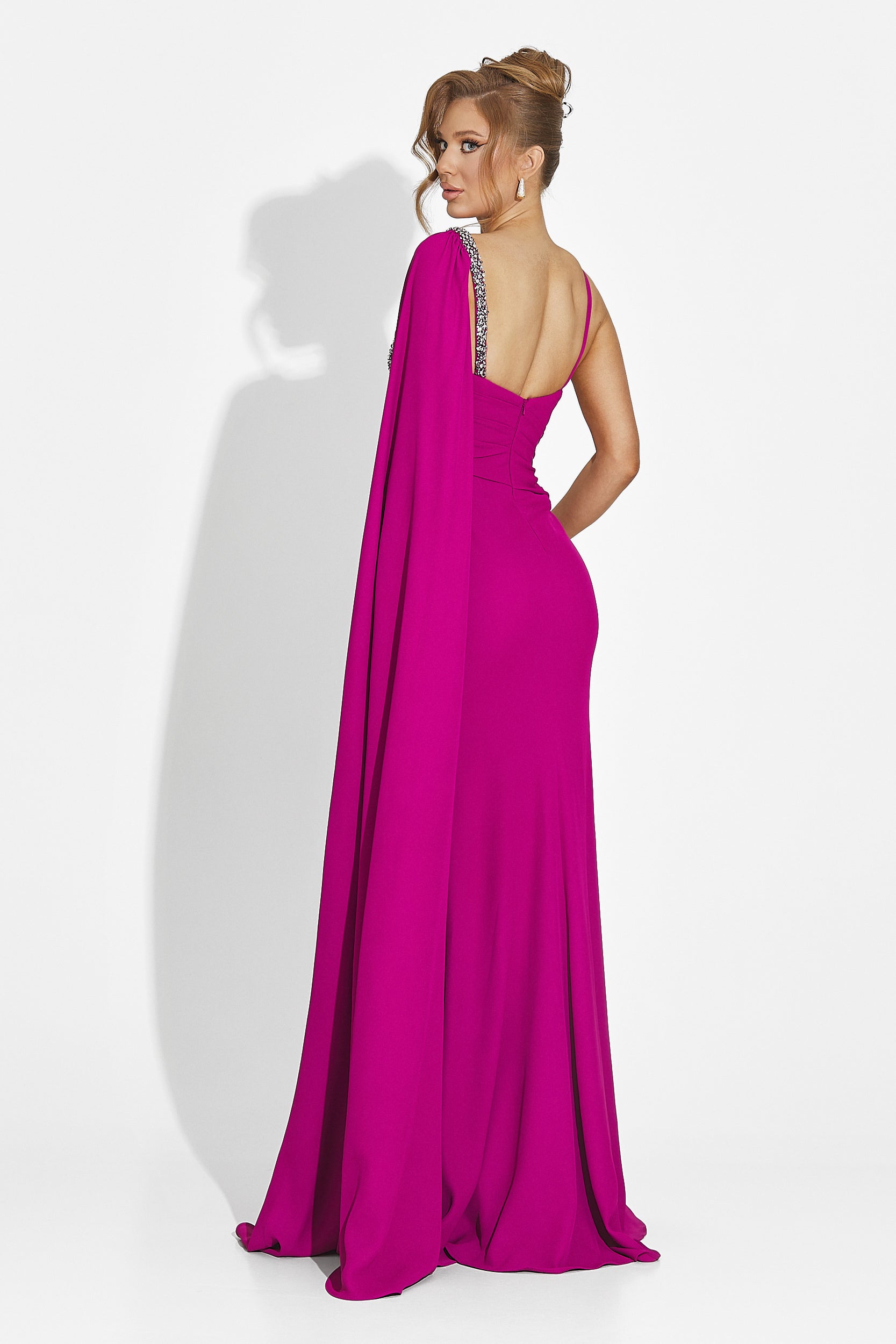 Libre Bogas Long Fuchsia Ladies Dress