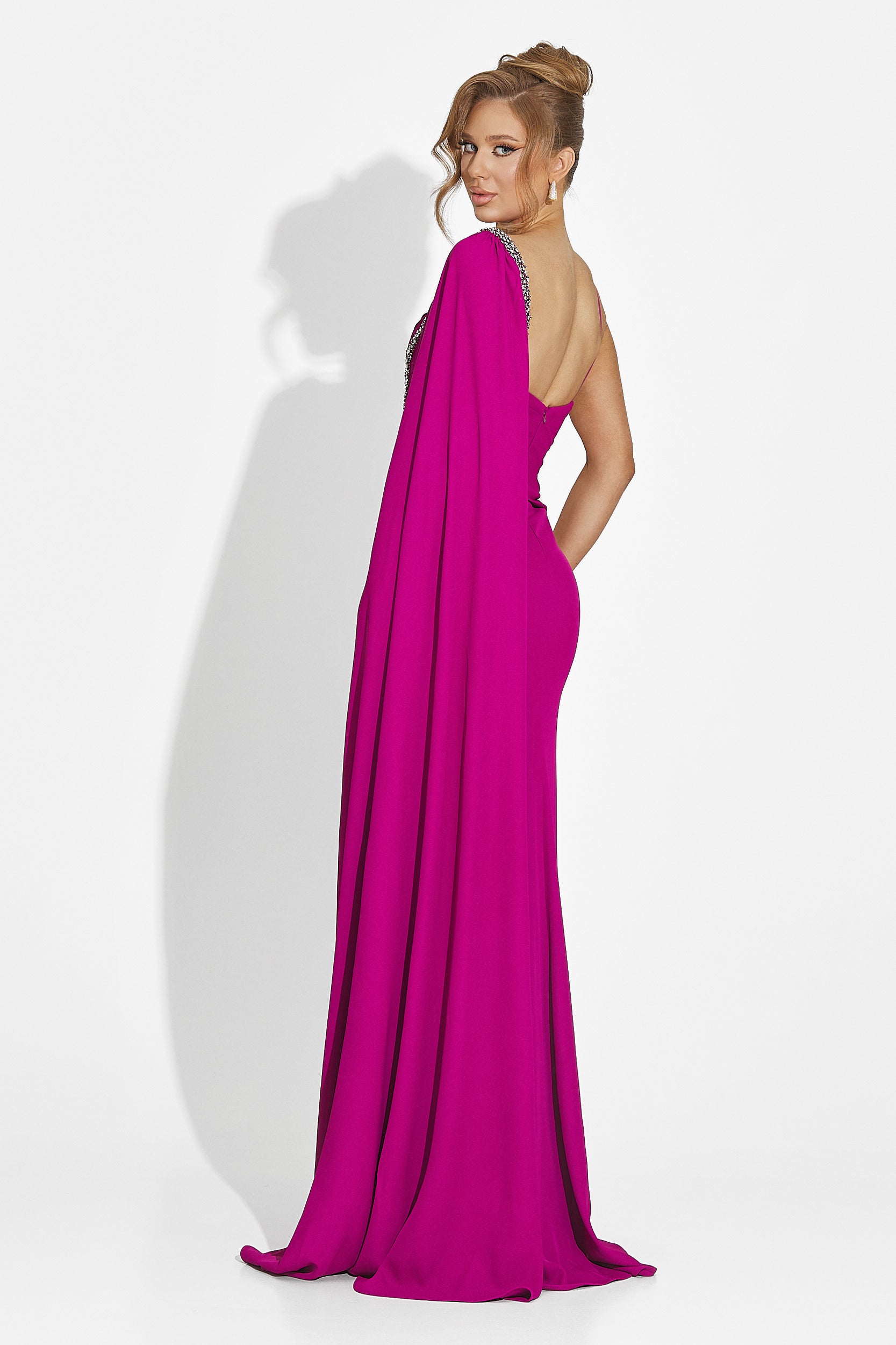 Libre Bogas Long Fuchsia Ladies Dress
