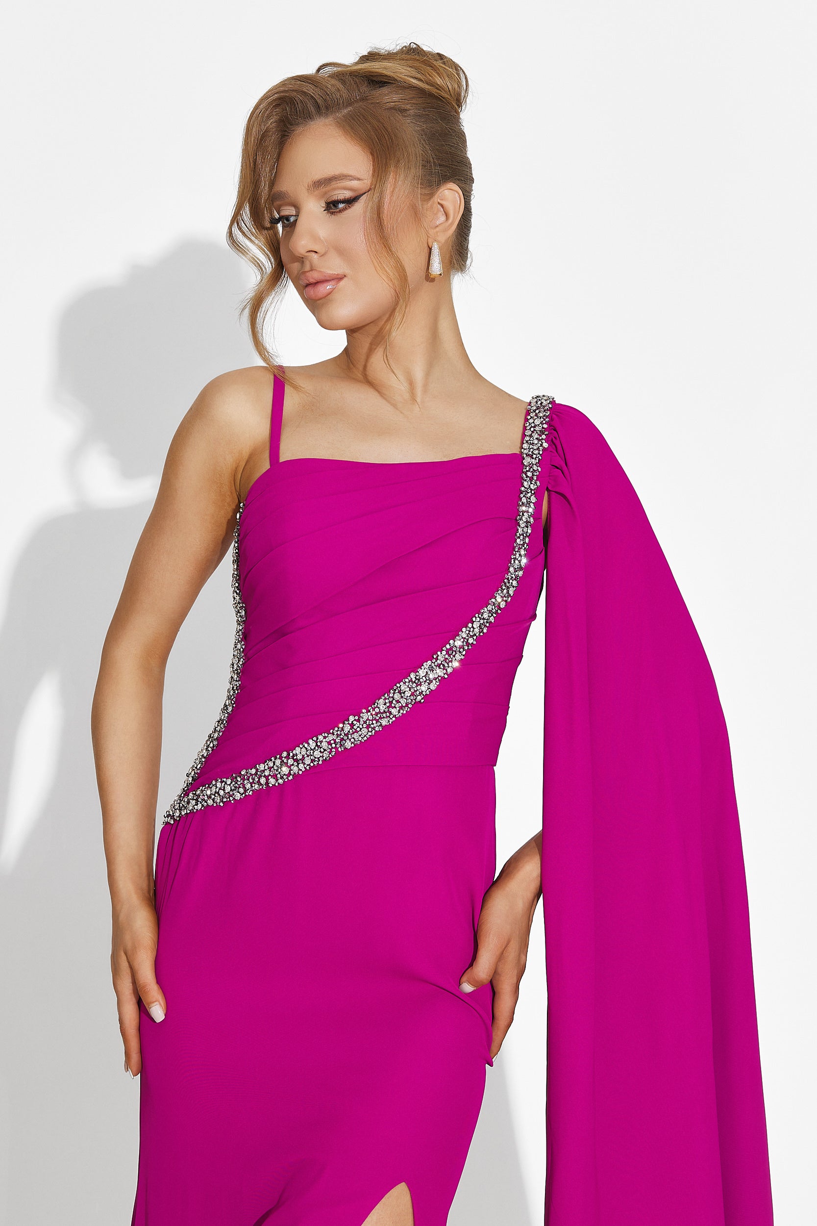 Libre Bogas Long Fuchsia Ladies Dress