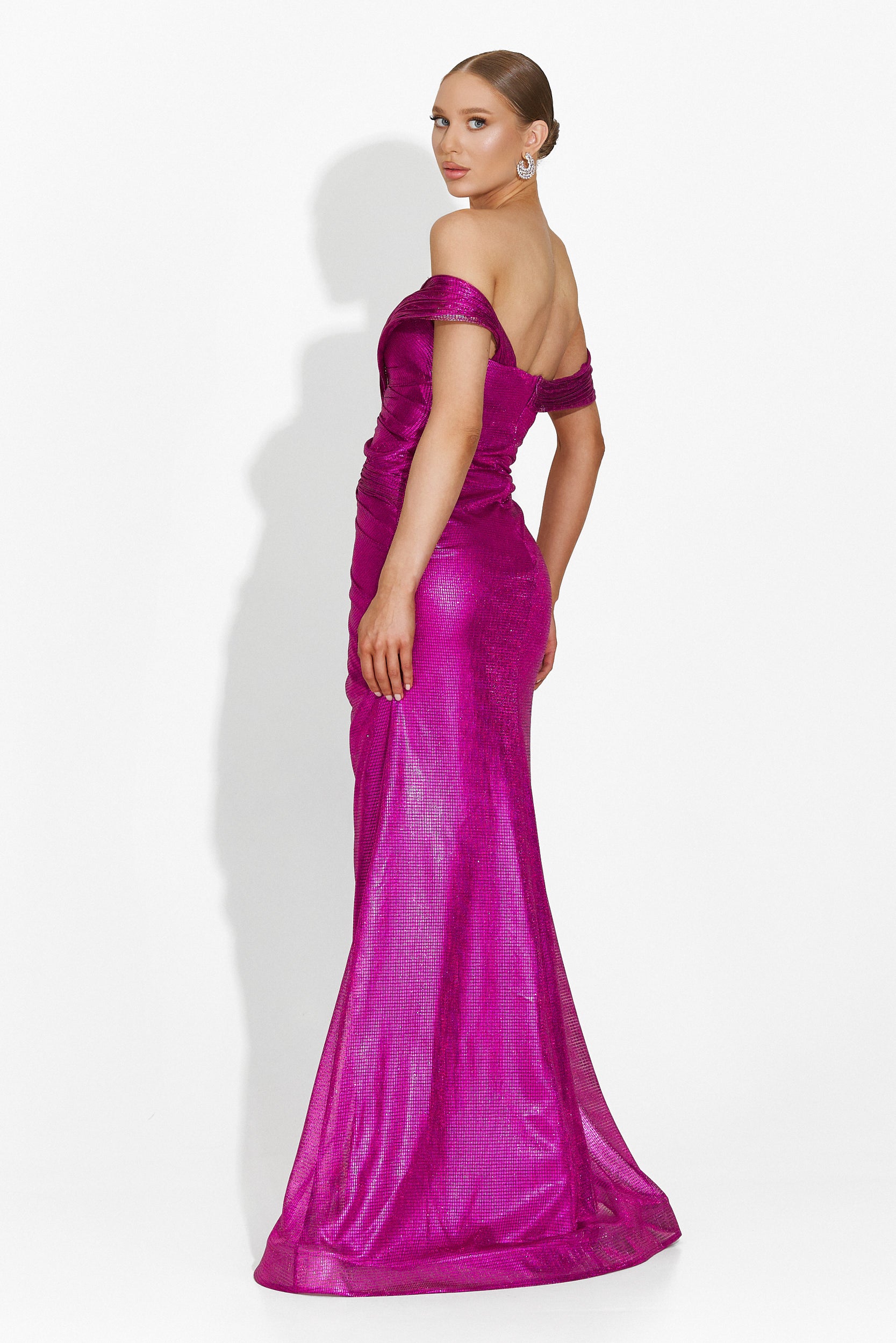 Stephane Bogas Long Fuchsia Dress for Women