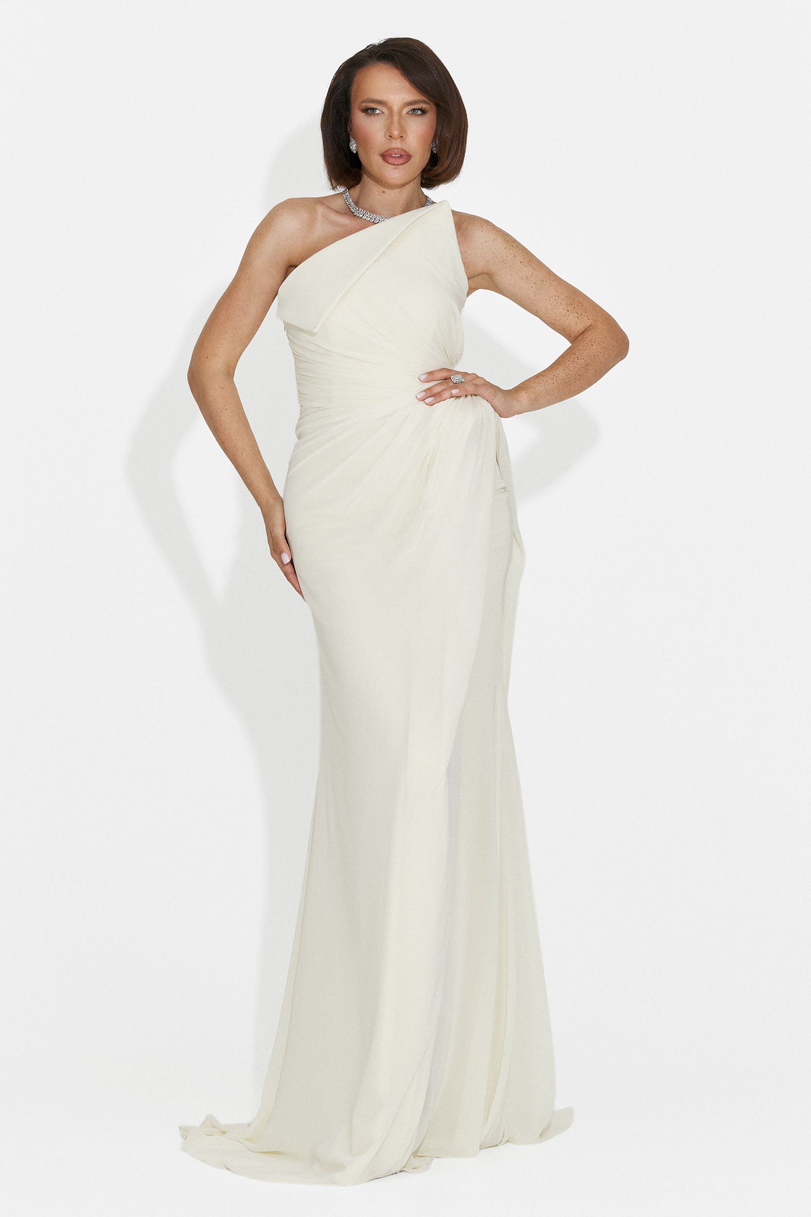 Rochie dama lunga galbena Felina Bogas