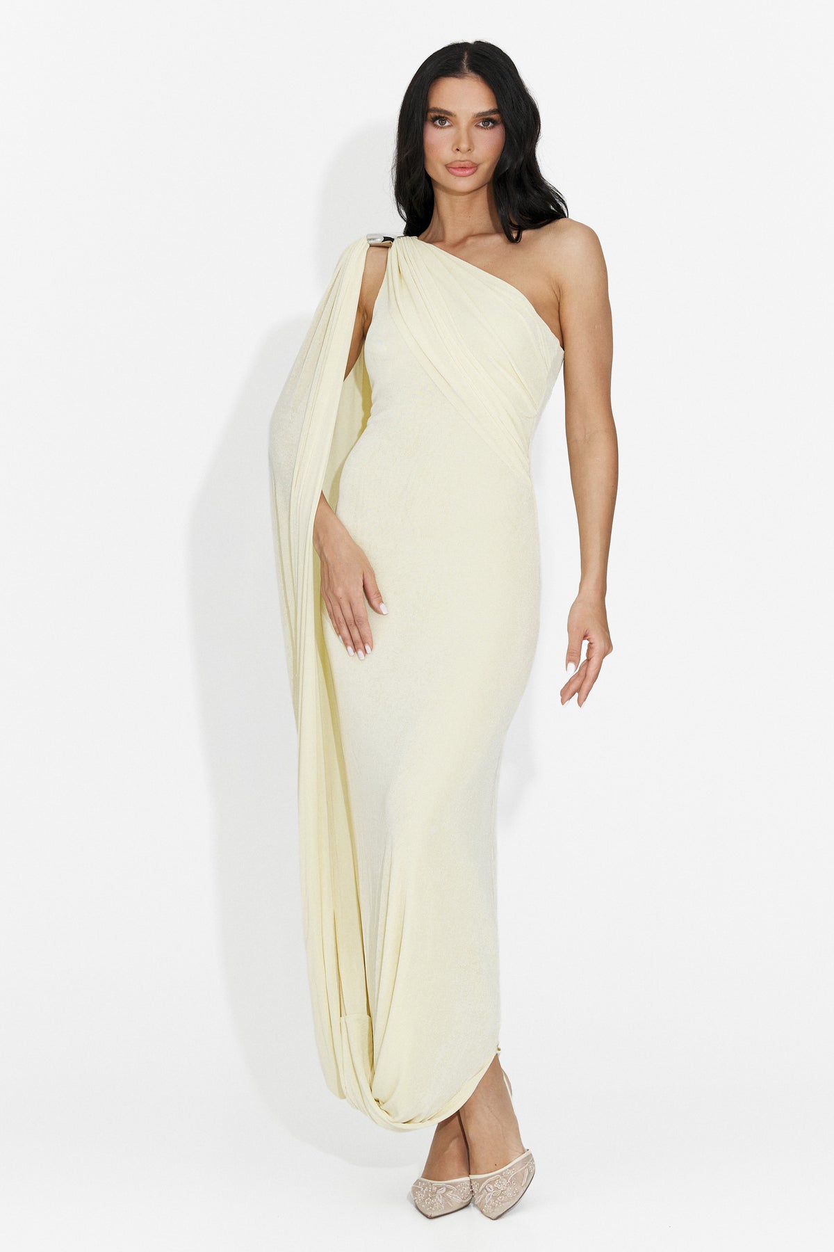 Rochie dama lunga galbena Samiray Bogas, imaginea 1 din 9