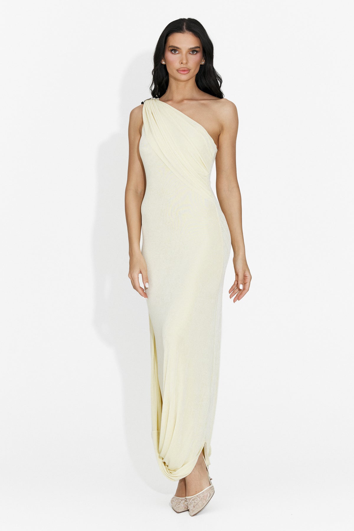 Rochie dama lunga galbena Samiray Bogas, imaginea 2 din 9