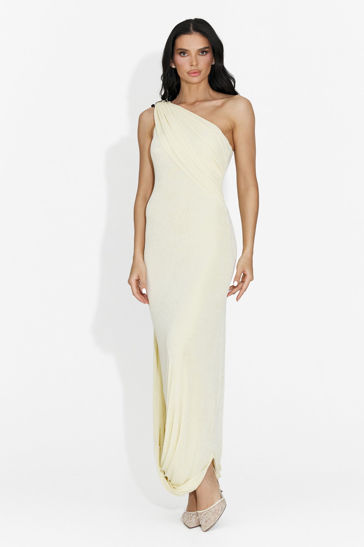 Rochie dama lunga galbena Samiray Bogas, imaginea 3 din 9