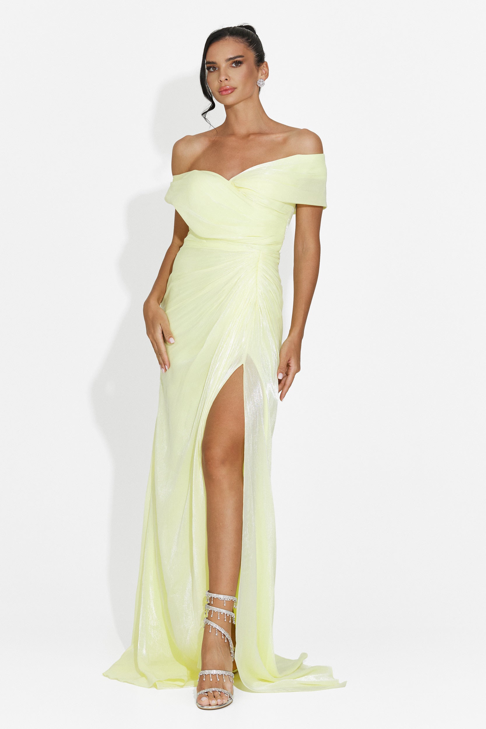 Rochie dama lunga galbena Wagner Bogas