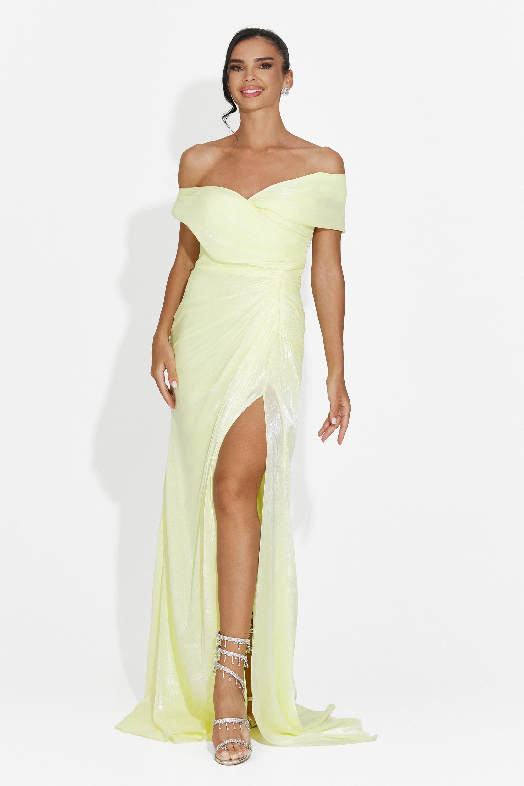 Rochie dama lunga galbena Wagner Bogas