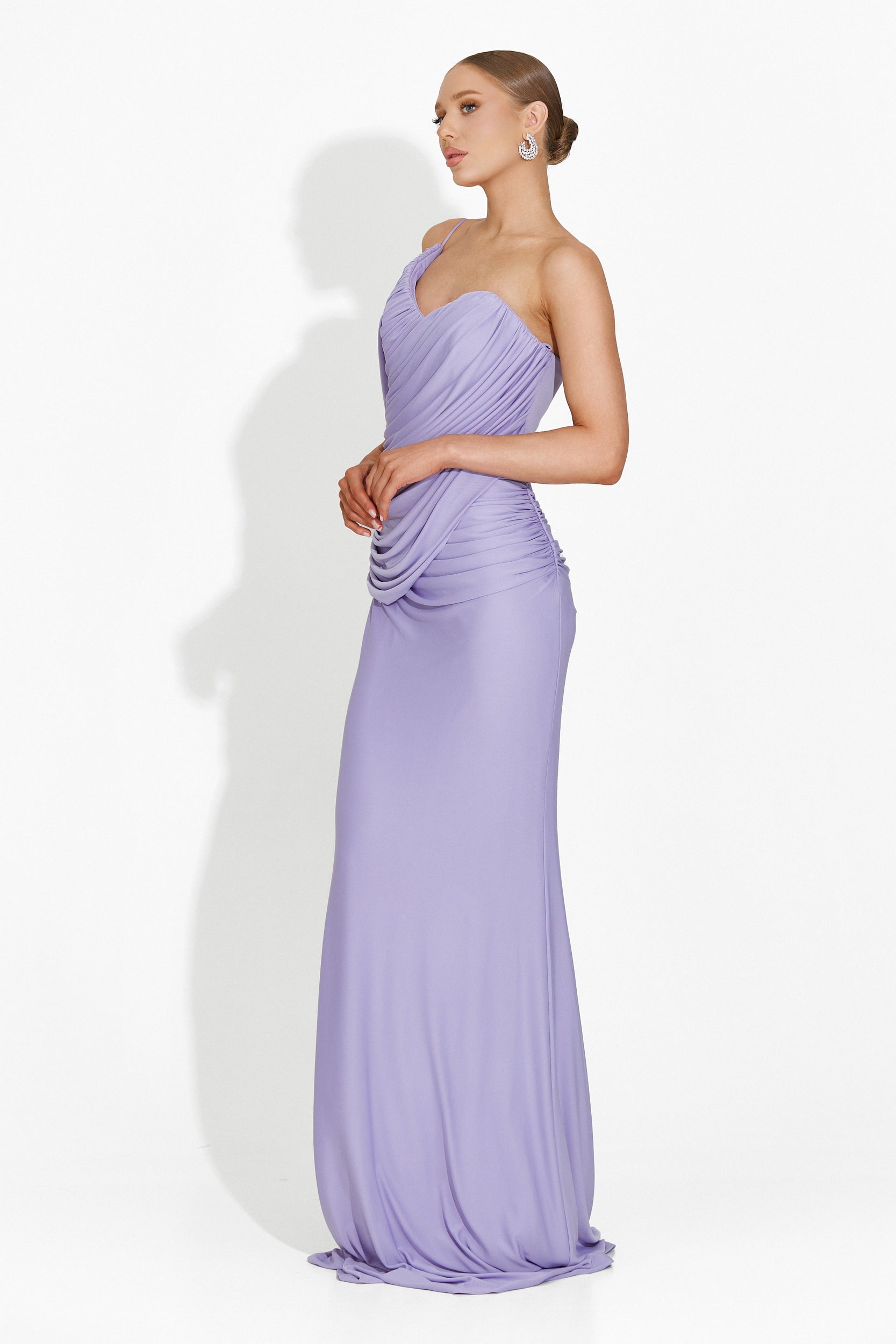 Alethia Bogas Long Lilac Ladies Dress