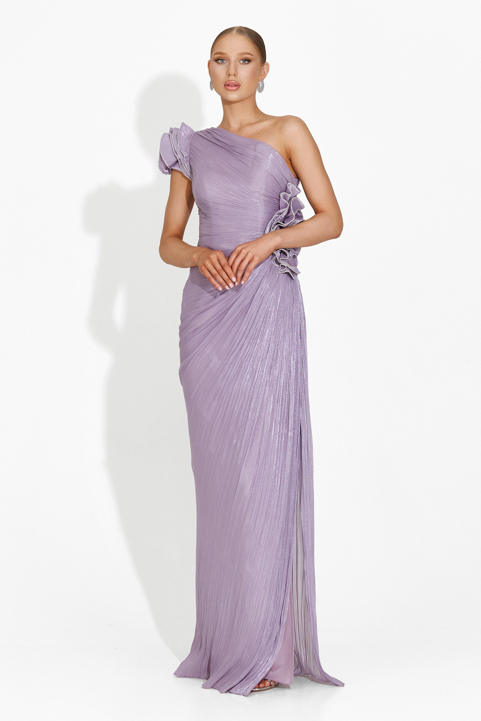 Estefana Bogas Long Lilac Ladies Dress