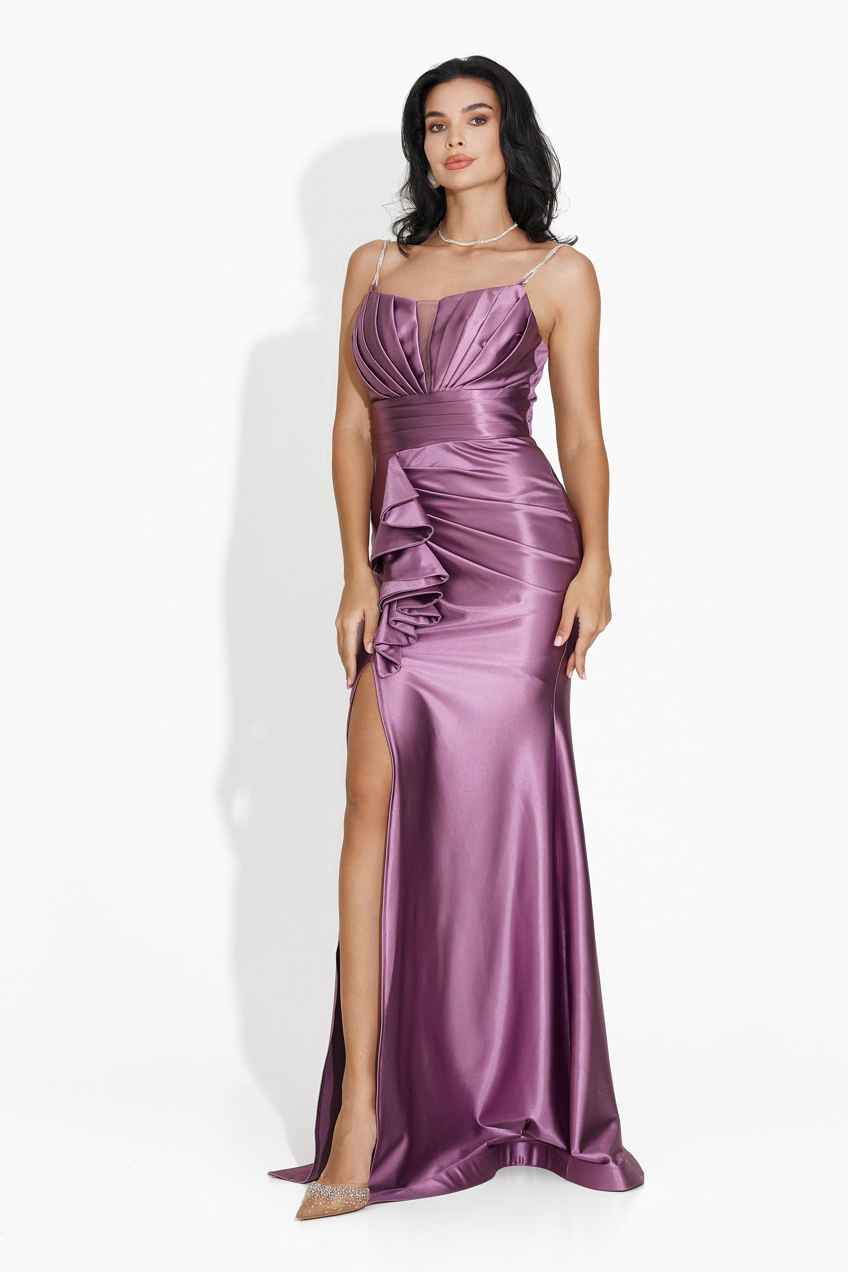Lauria Bogas Long Lilac Ladies Dress