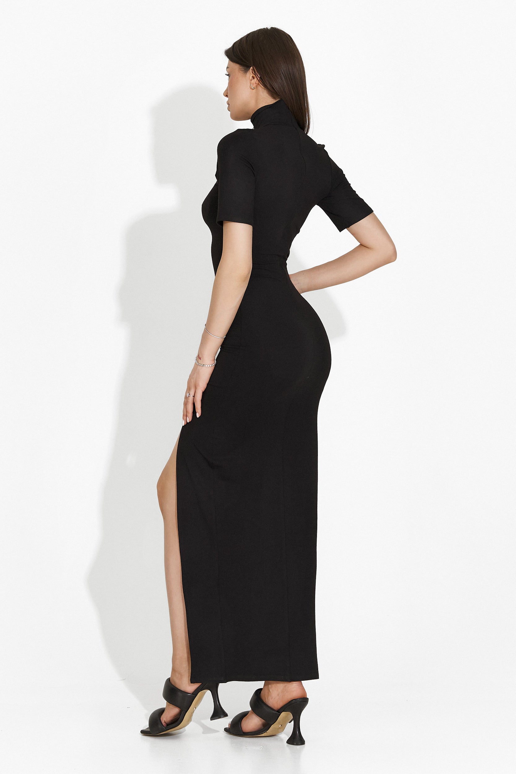 Agripina Bogas Long Black Ladies Dress