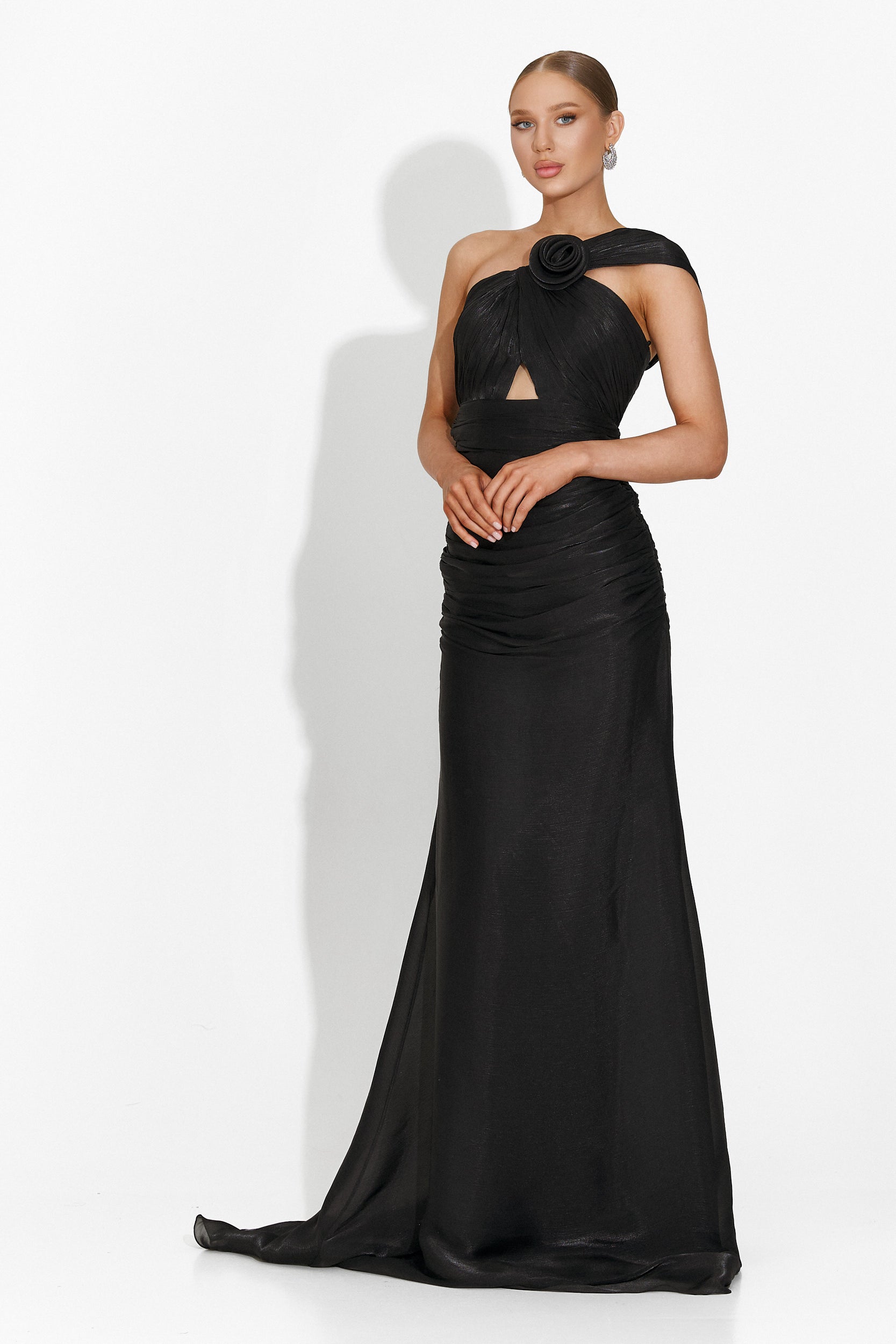 Brandie Bogas Long Black Dress for Women