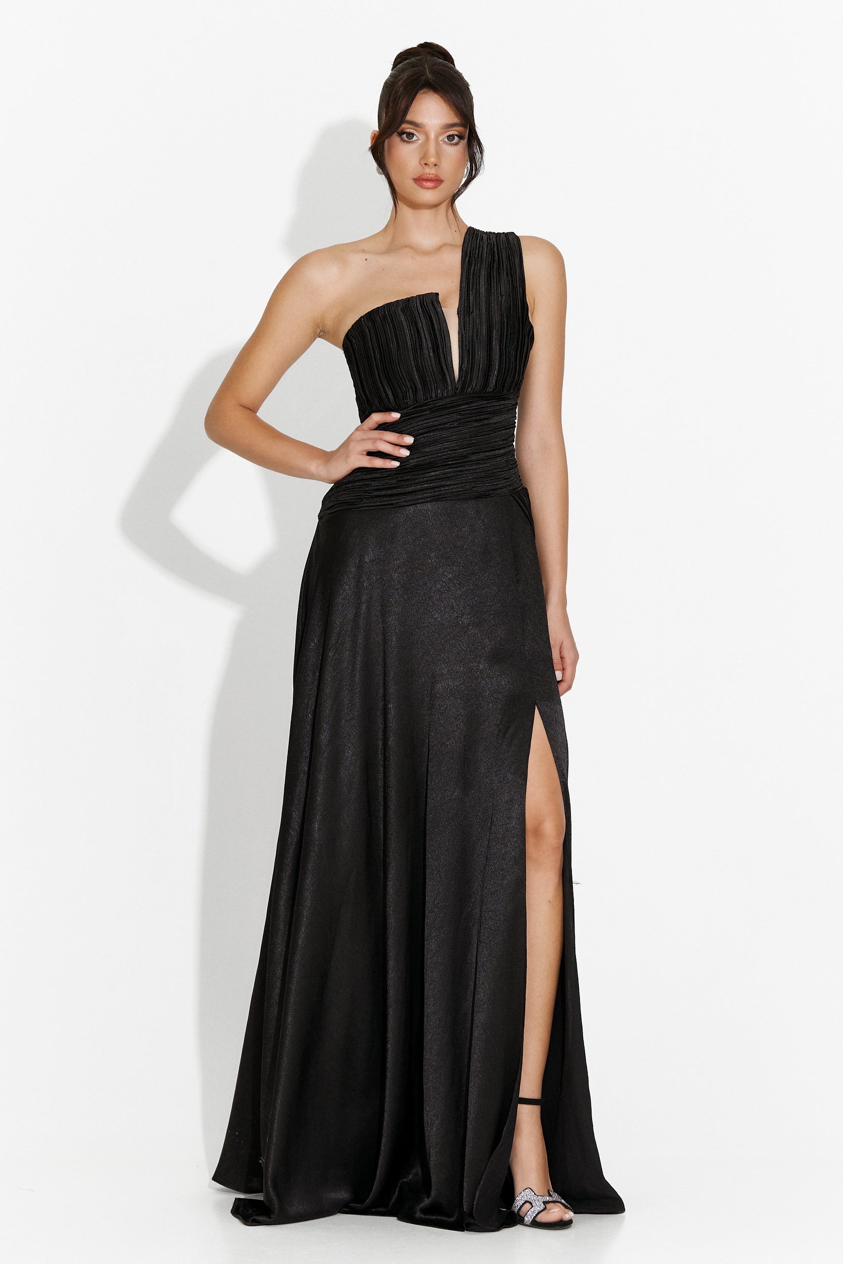 Kamilya Bogas Long Black Dress for Women