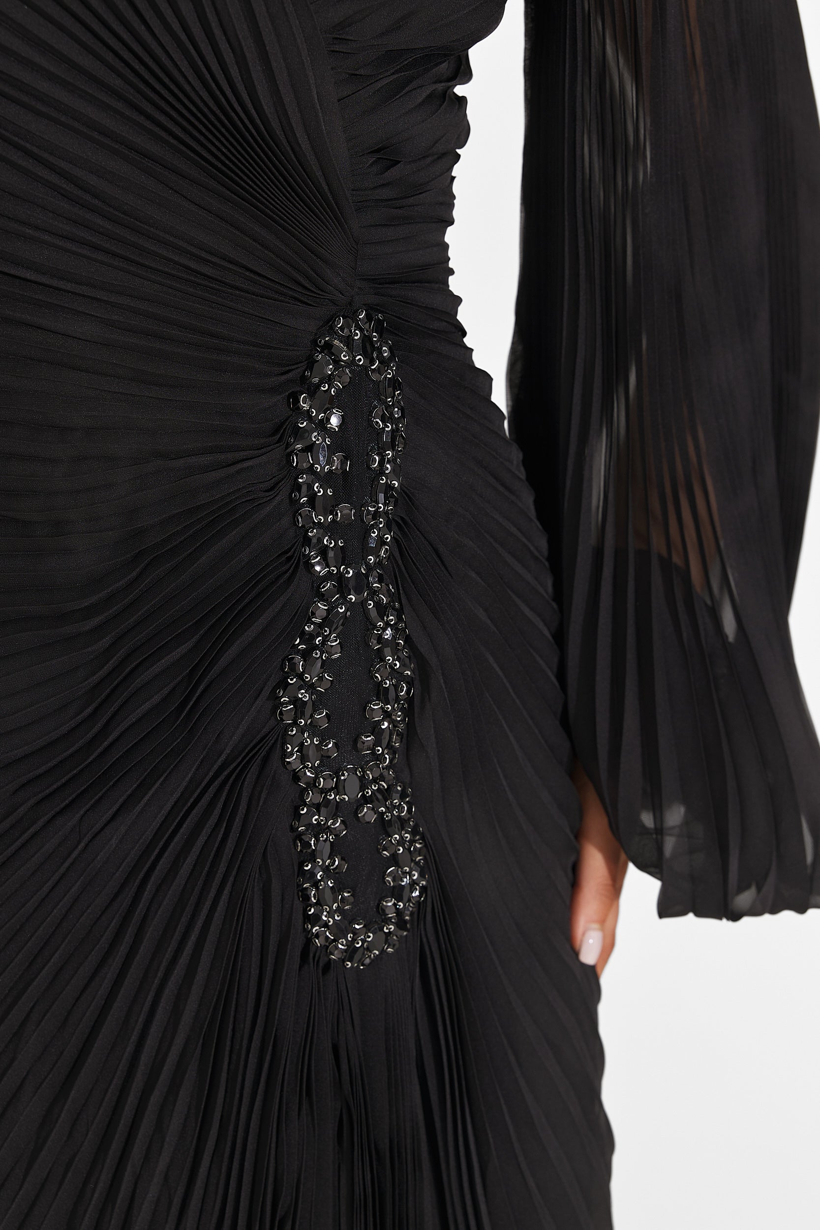 Rochie dama lunga neagra Linares Bogas