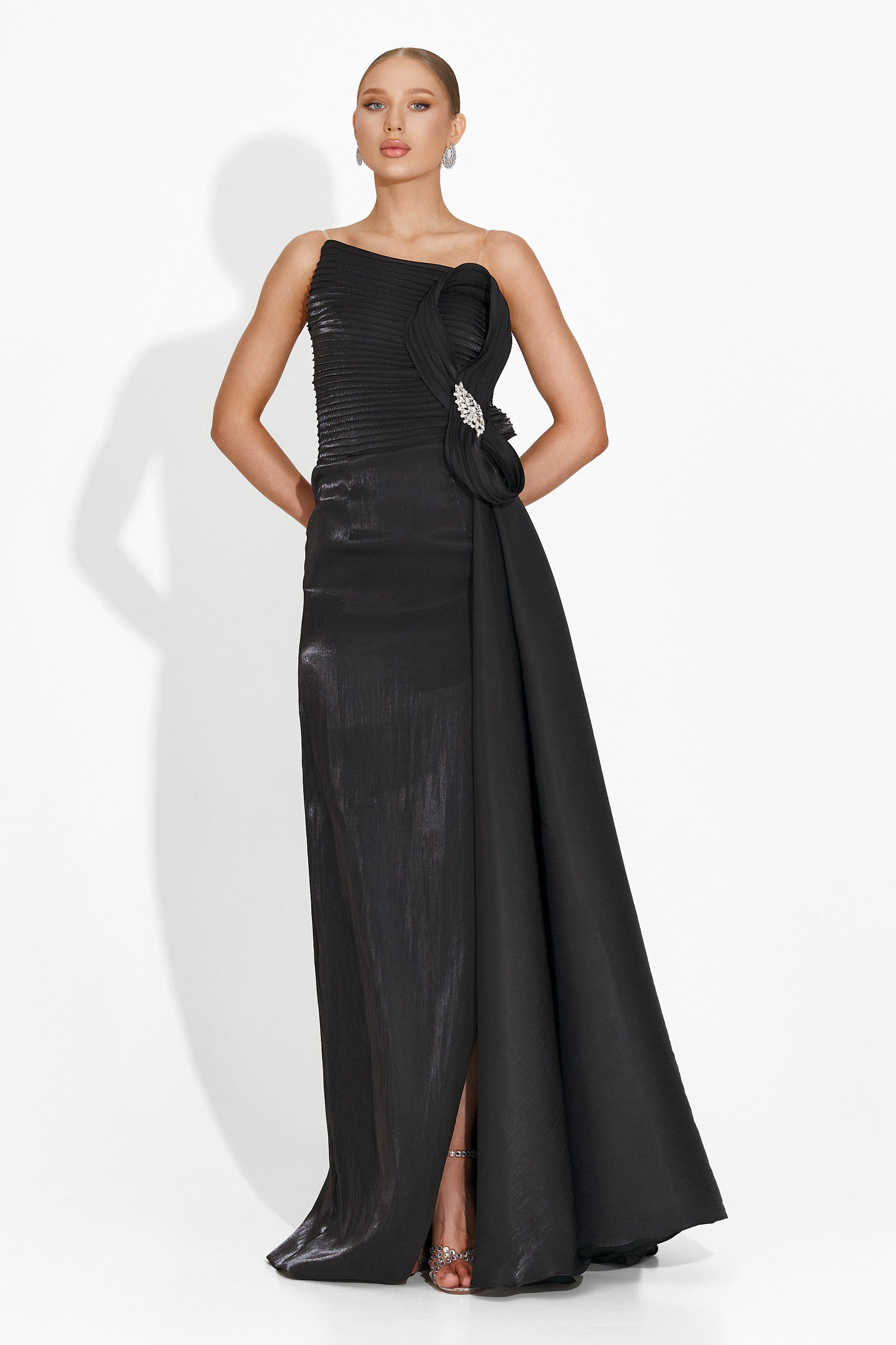 Verlie Bogas Long Black Ladies Dress