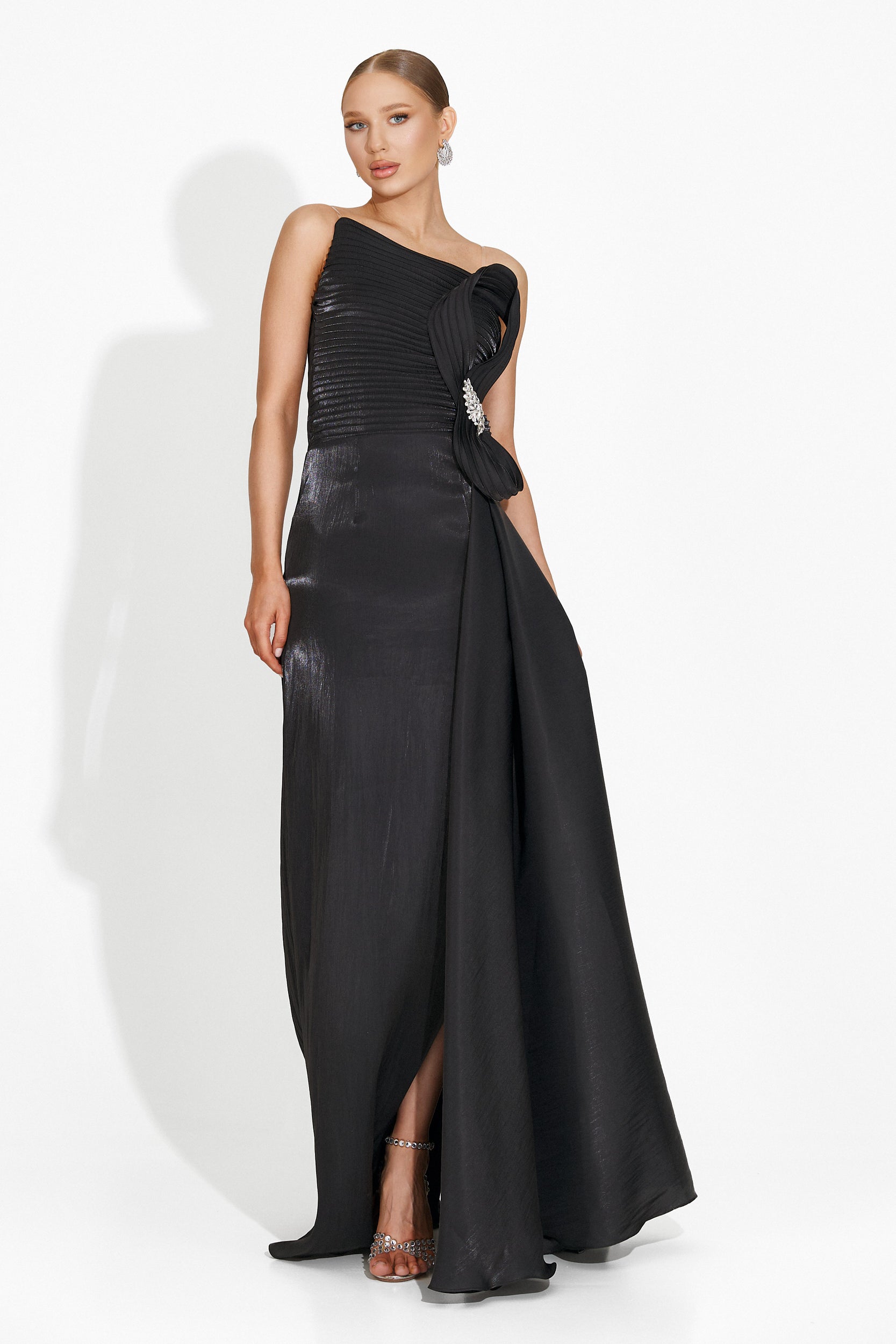 Verlie Bogas Long Black Ladies Dress