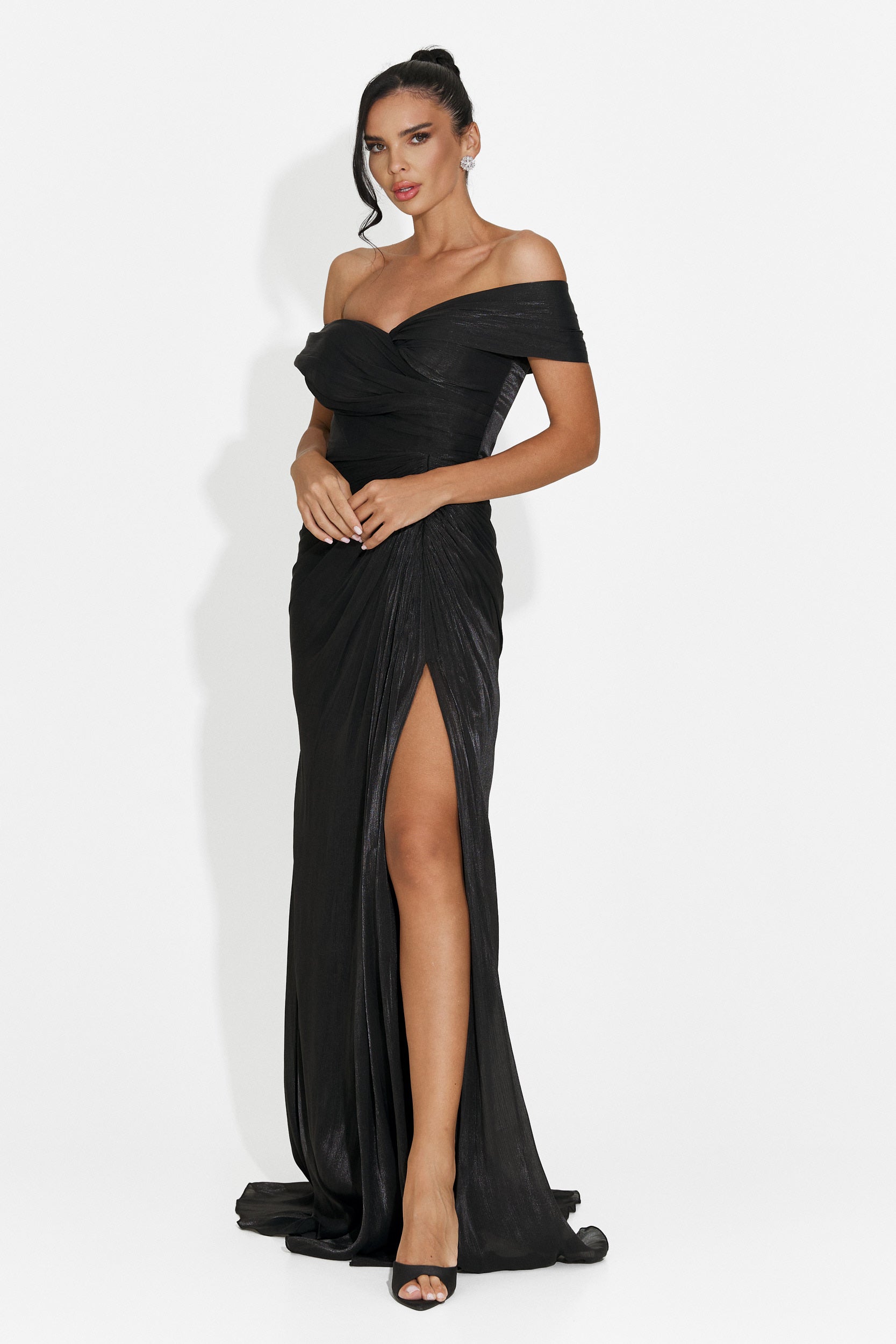 Rochie dama lunga neagra Wagner Bogas