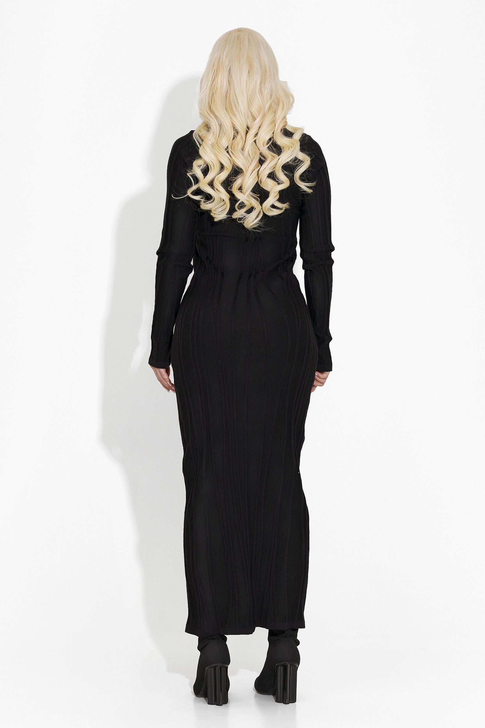 Zarsa Bogas Long Black Dress for Women