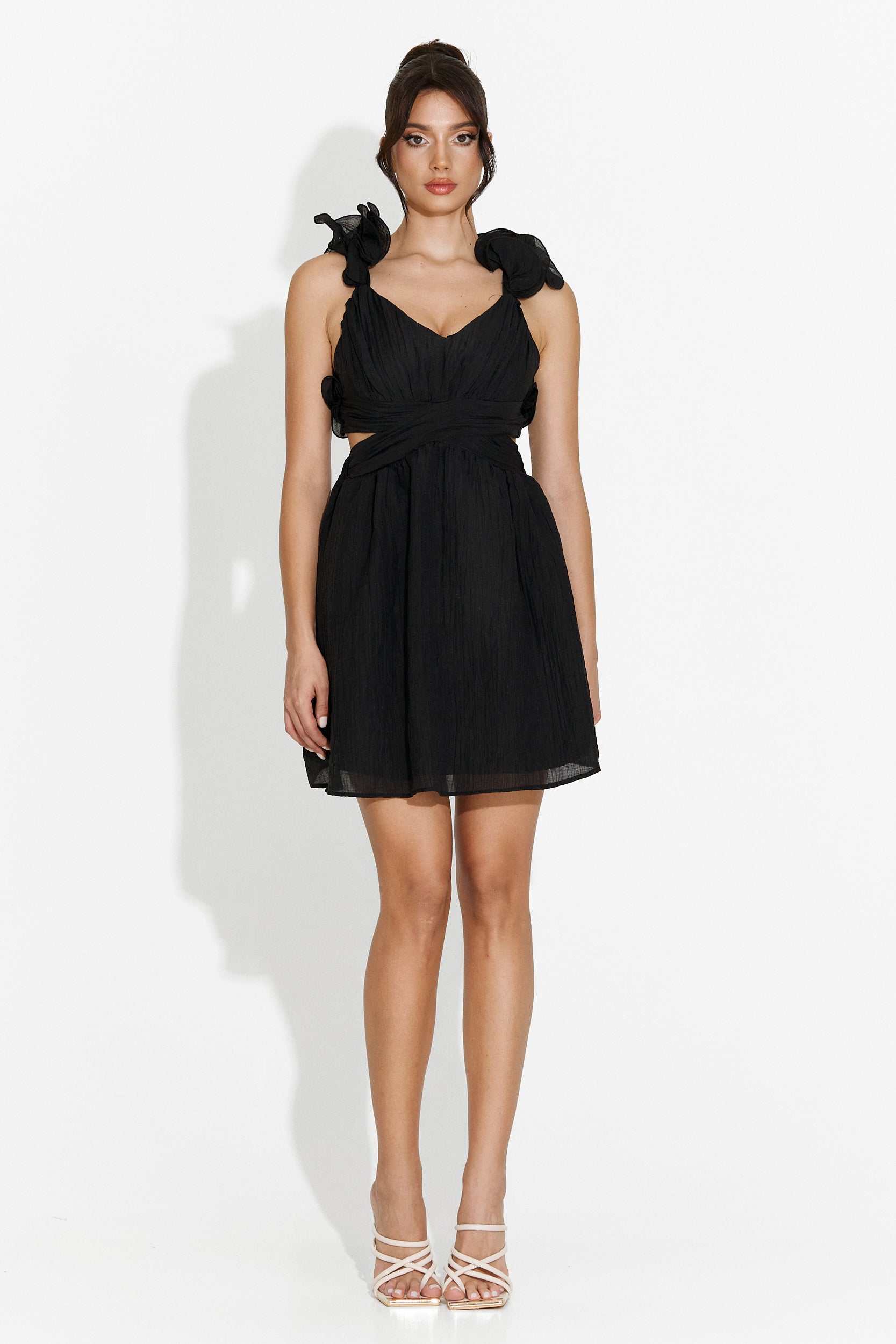 Zypo Bogas Long Black Women's Dress