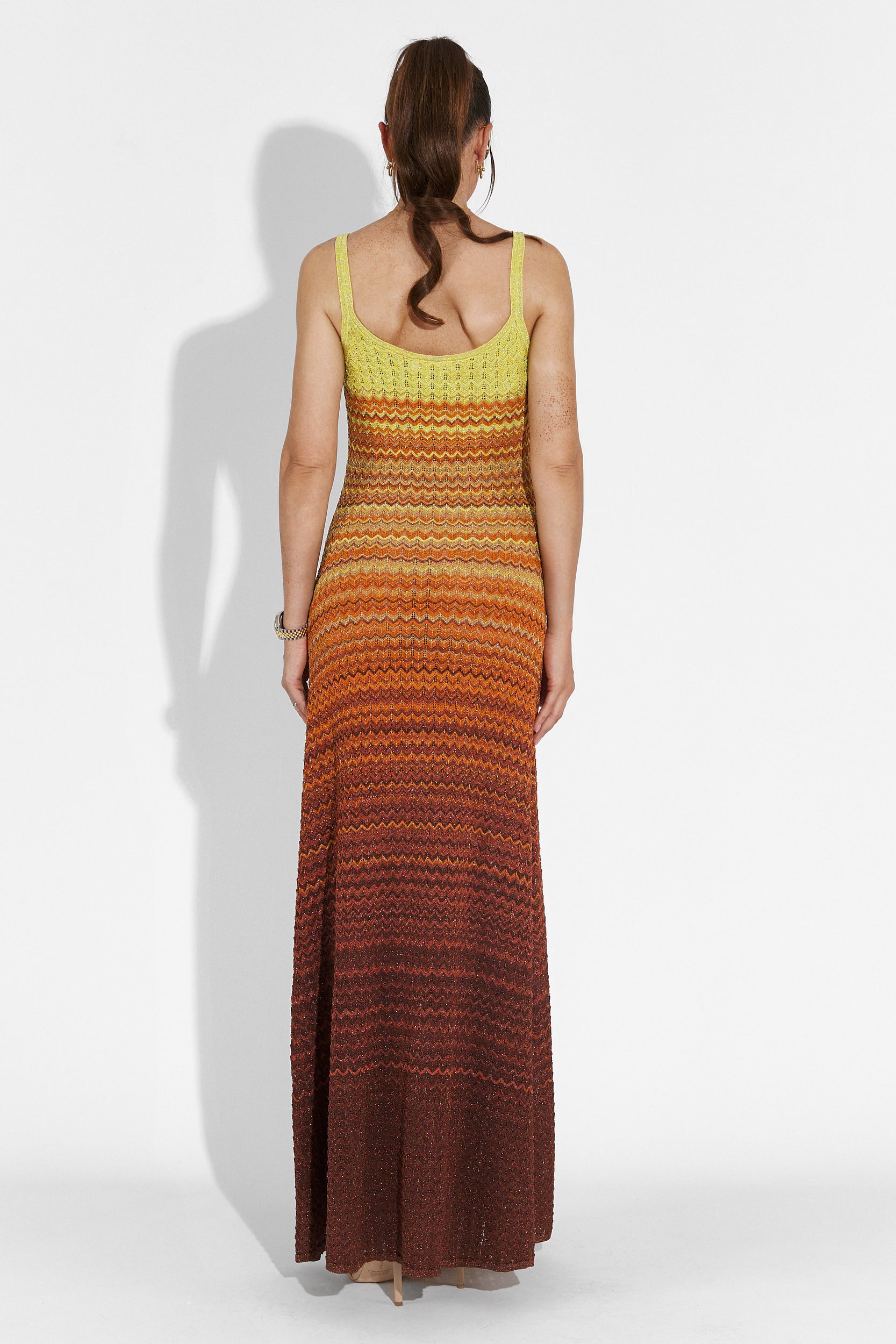 Quimphy Bogas Long Orange Ladies Dress