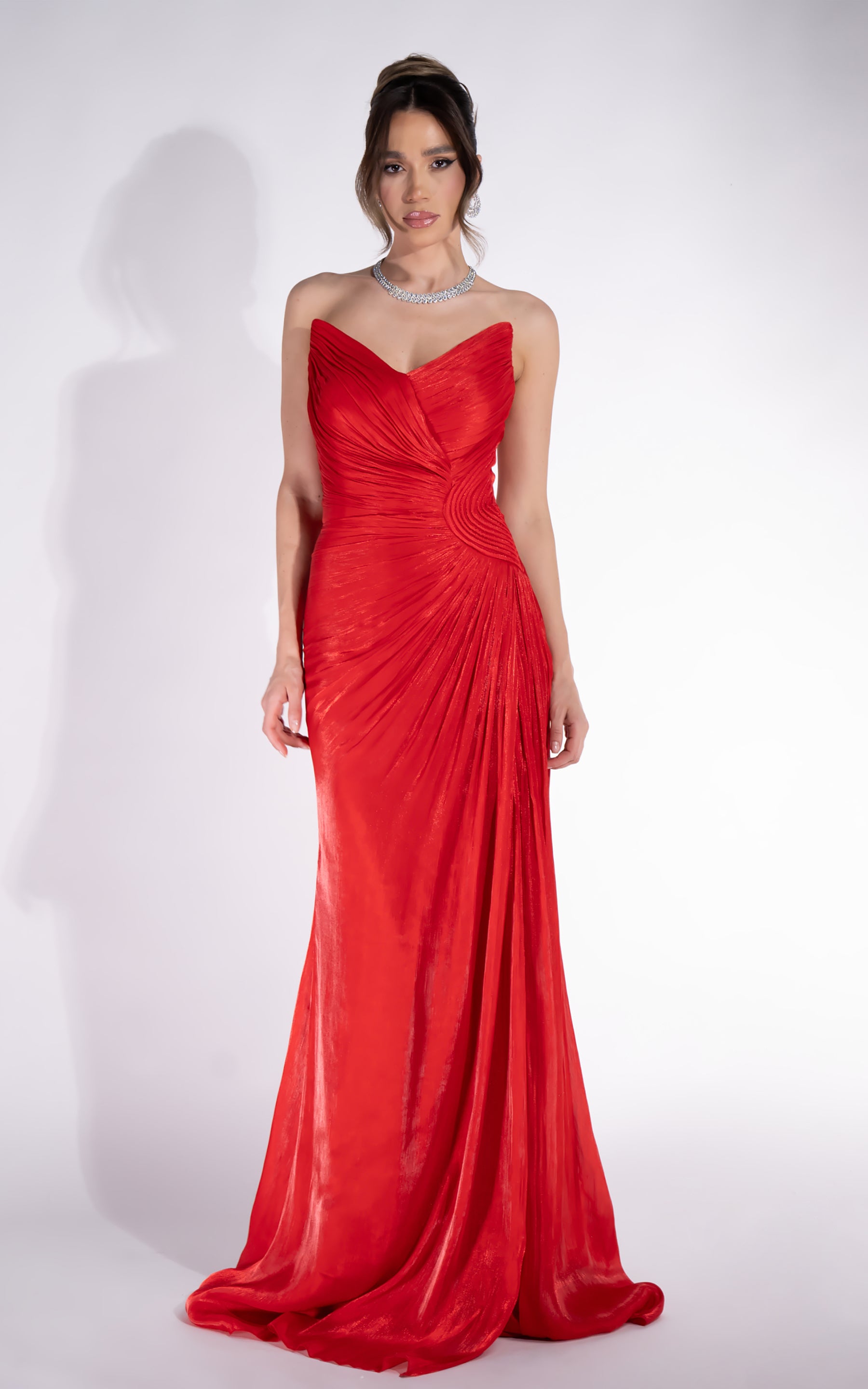 Klarisa Bogas Long Red Ladies Dress