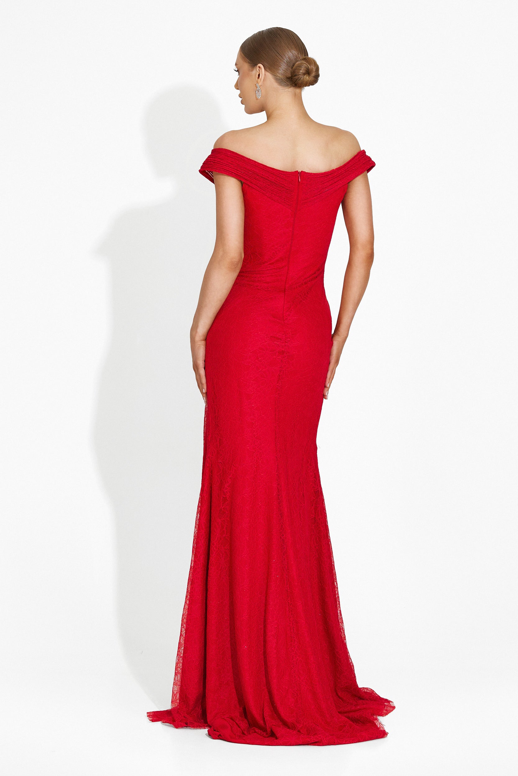 Marilyn Bogas Long Red Dress for Women