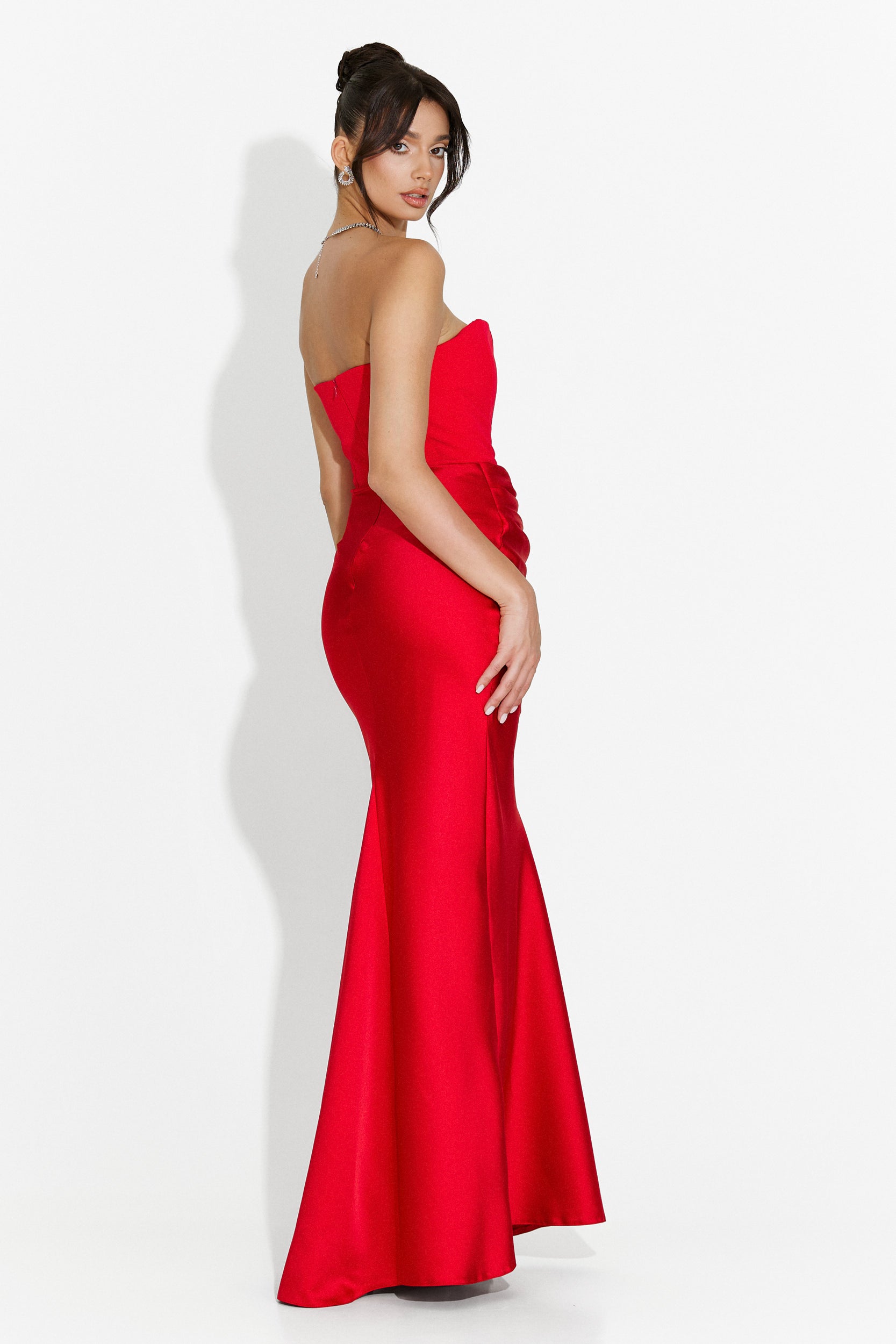 Rochie dama lunga rosie Monie Bogas
