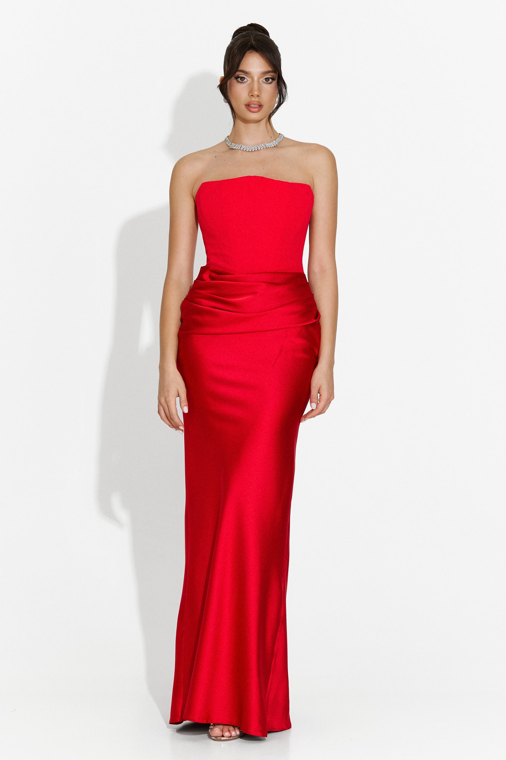 Rochie dama lunga rosie Monie Bogas