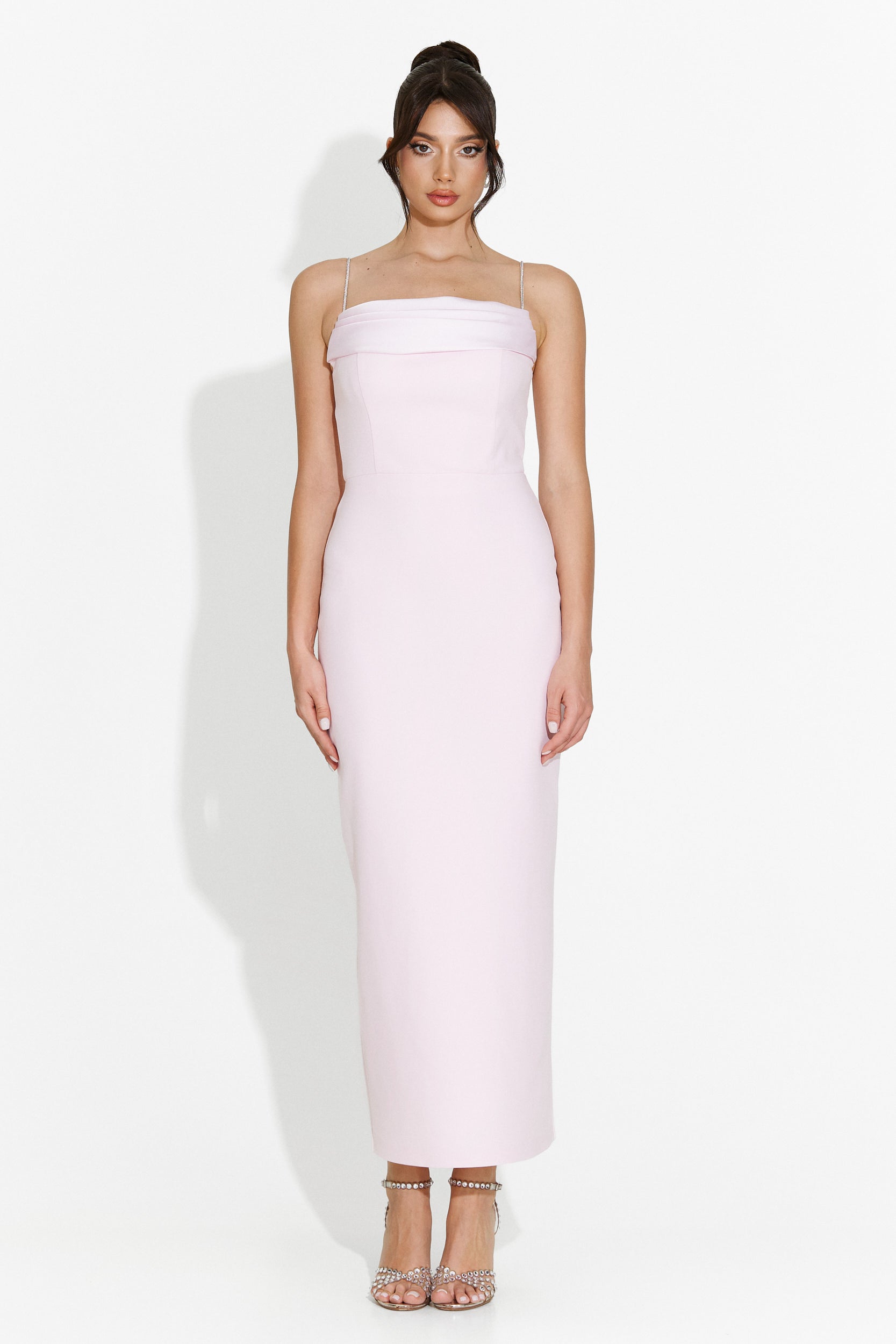 Edenia Bogas Long Pink Ladies Dress