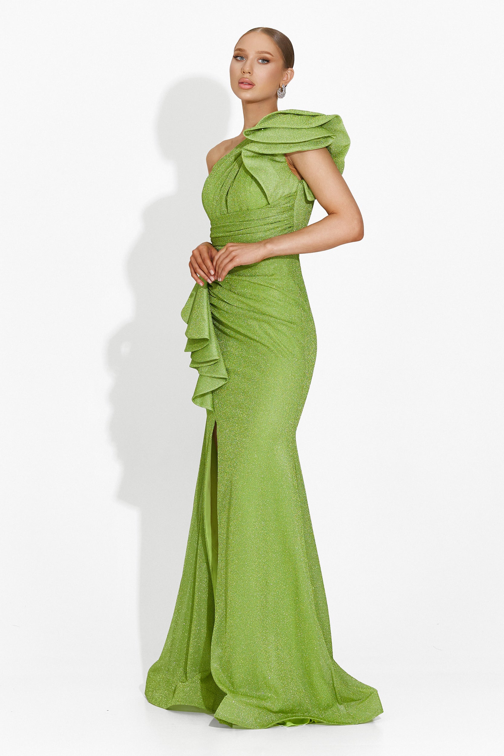 Maryjane Bogas Long Green Ladies Dress