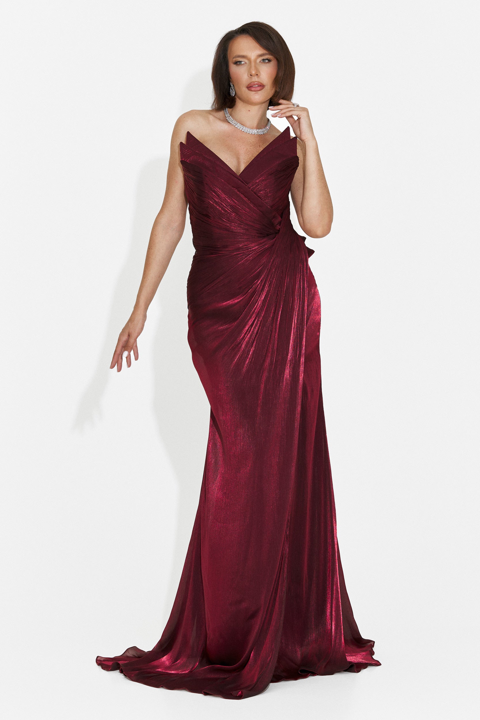 Rochie dama lunga visinie Tilda Bogas