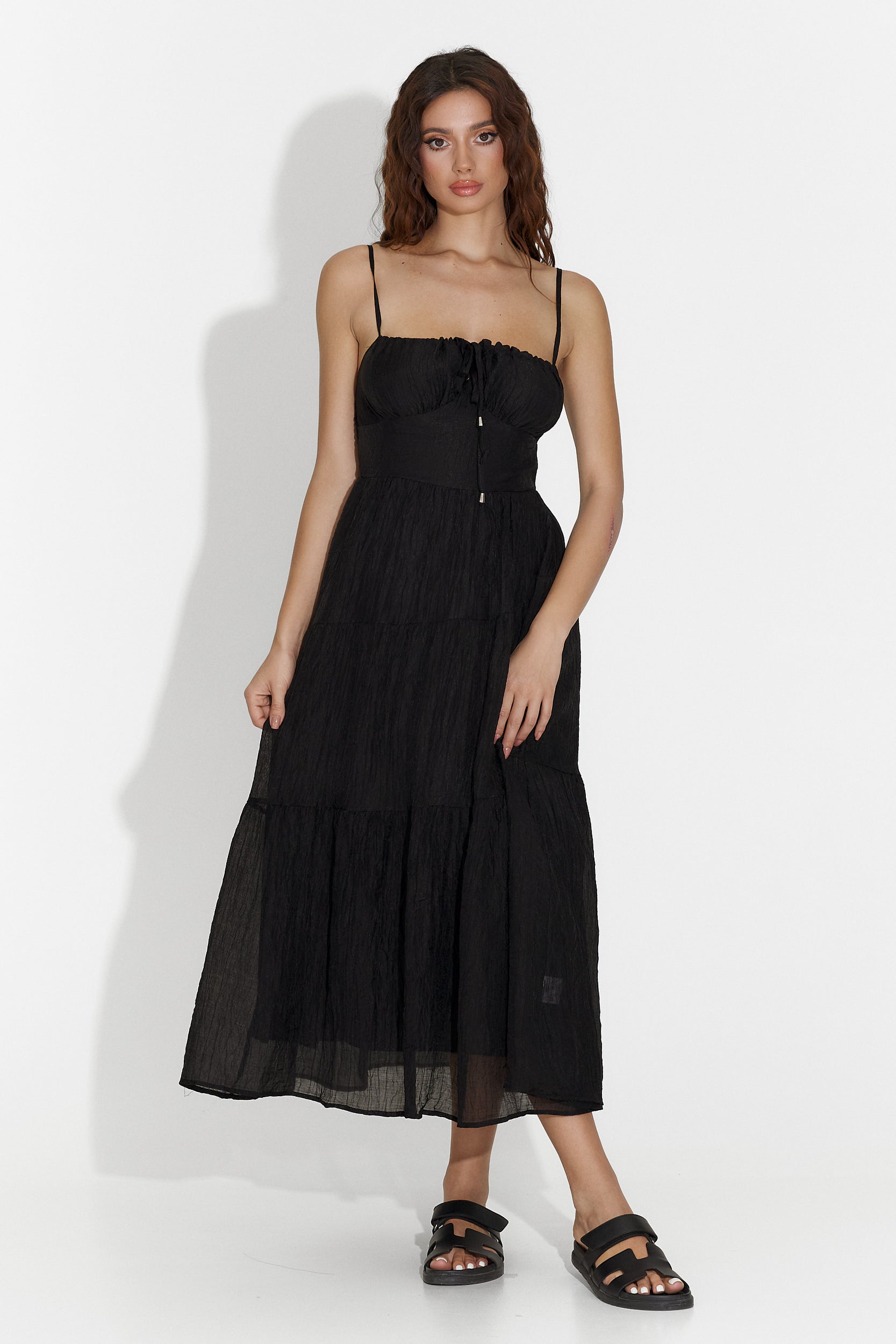 Rochie dama medie neagra Faster Bogas